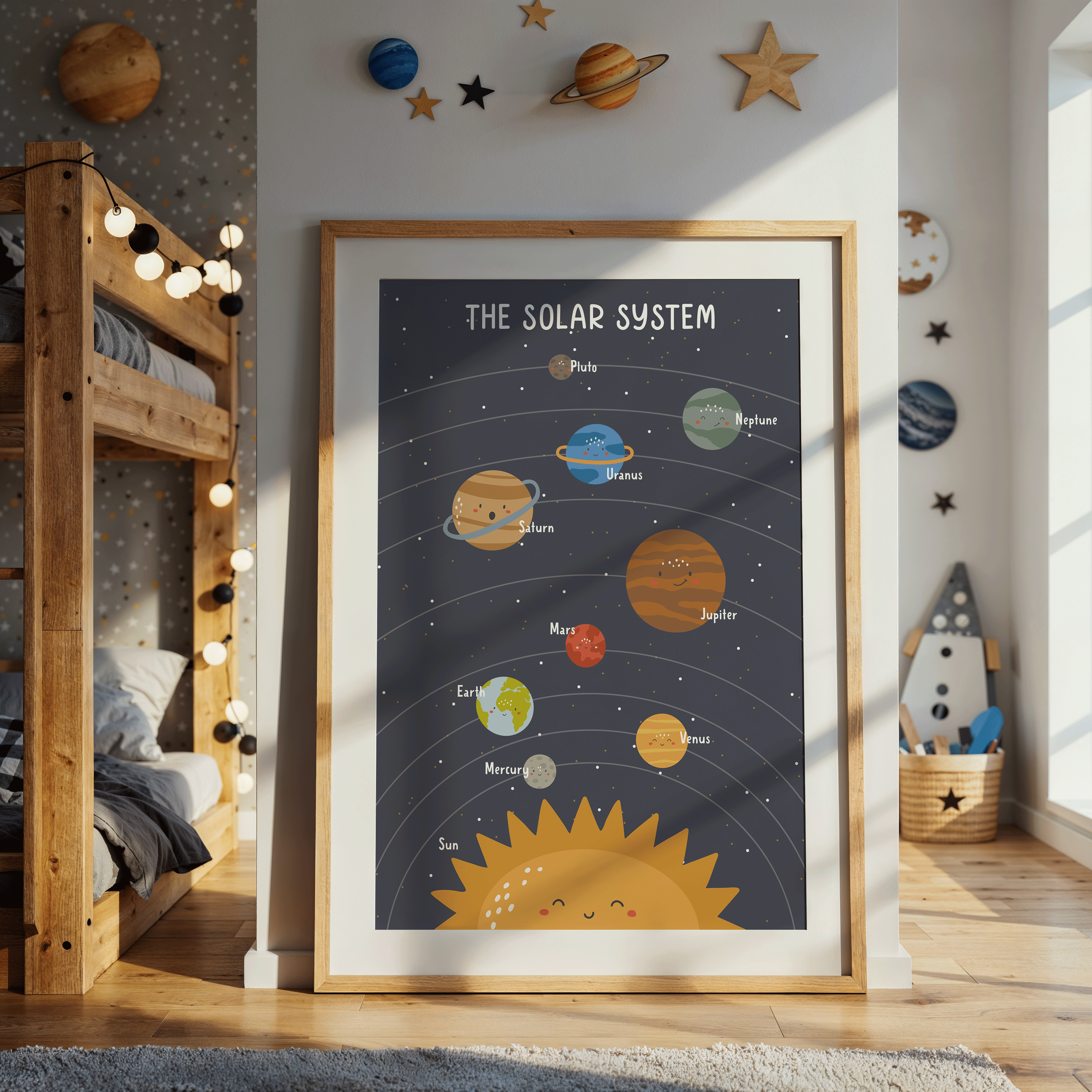 Space & Planets Wall Art for Kids – The Kids Print Store – The Kids ...