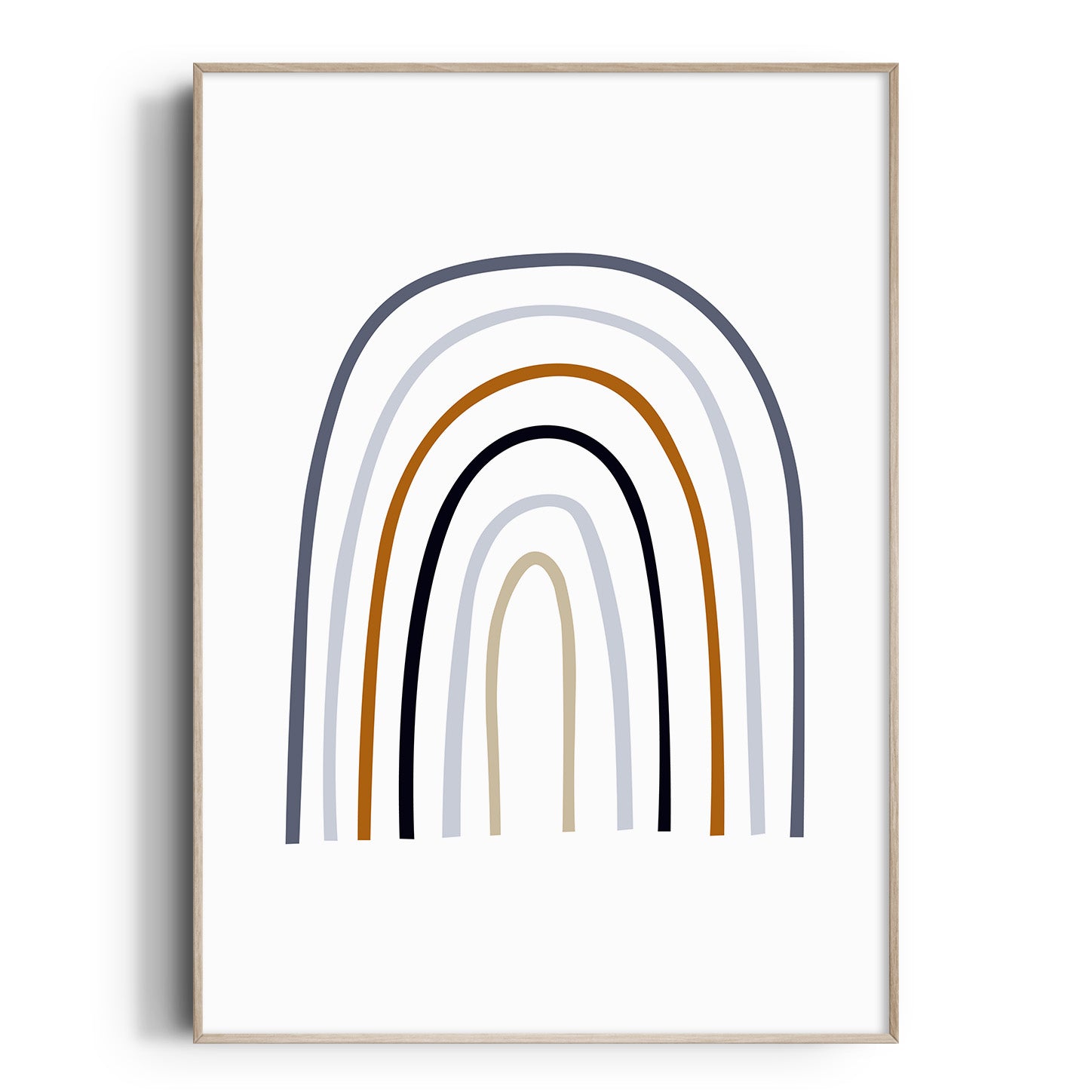 Rainbow Nursery Print Gender Neutral Wall Art The Kids Print