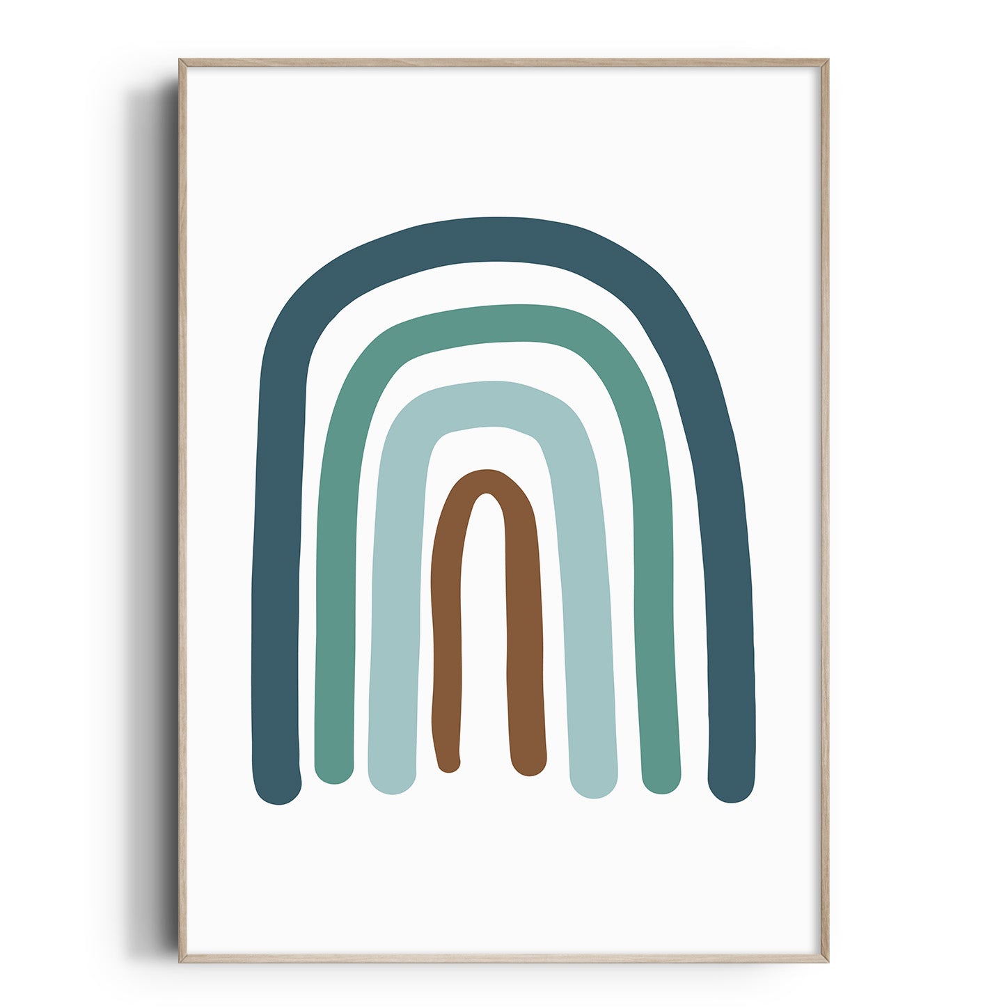 Bright Rainbow Print | Nursery Wall Art | The Kids Print Store – The ...