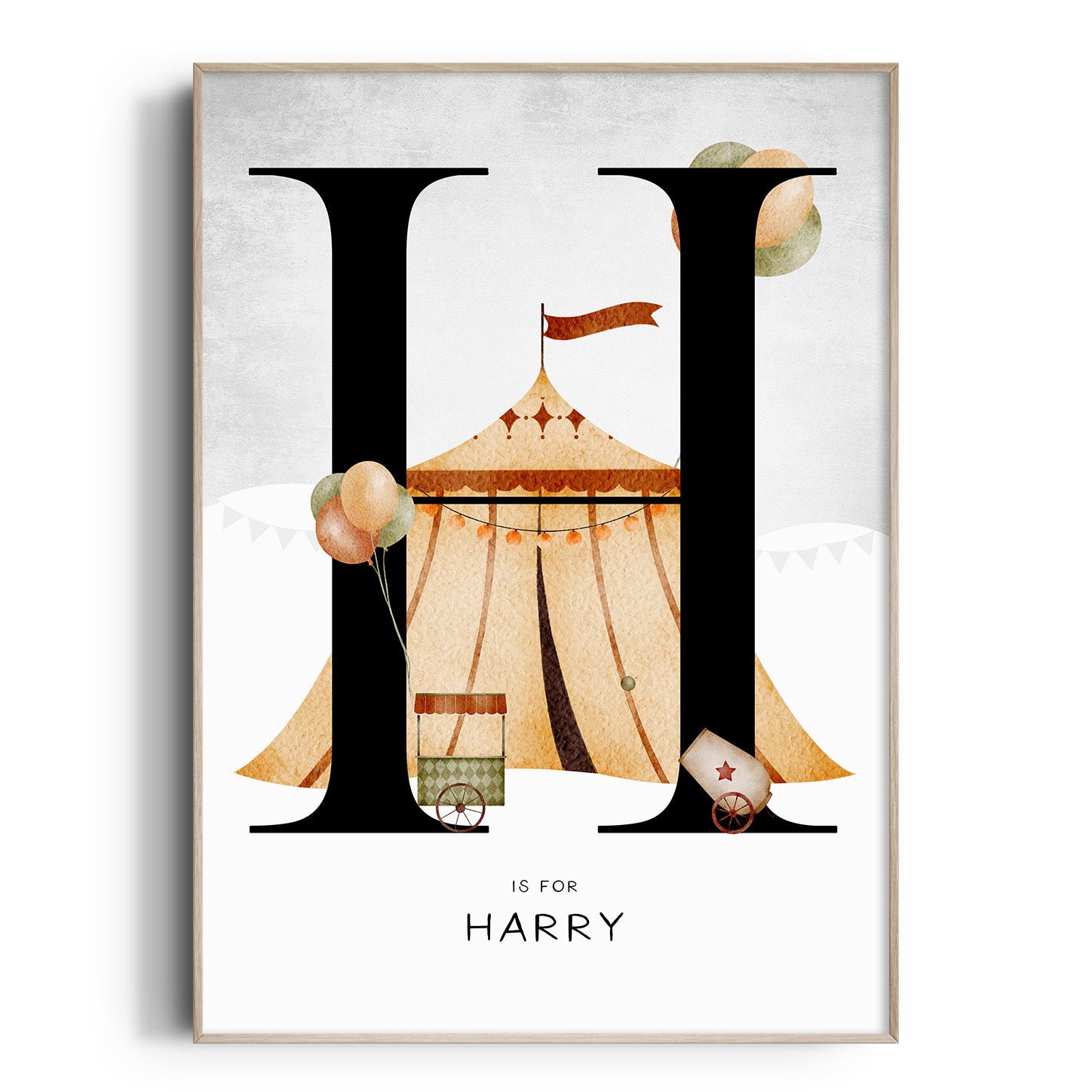 circus tent name Circus Nursery Print | Whale Bear Wall Art