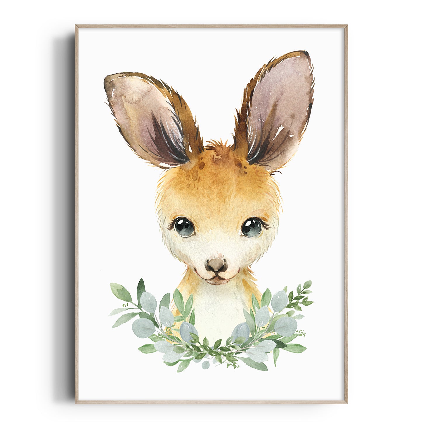 Kangaroo Nursery Wall Art Australian Animal Prints The Kids