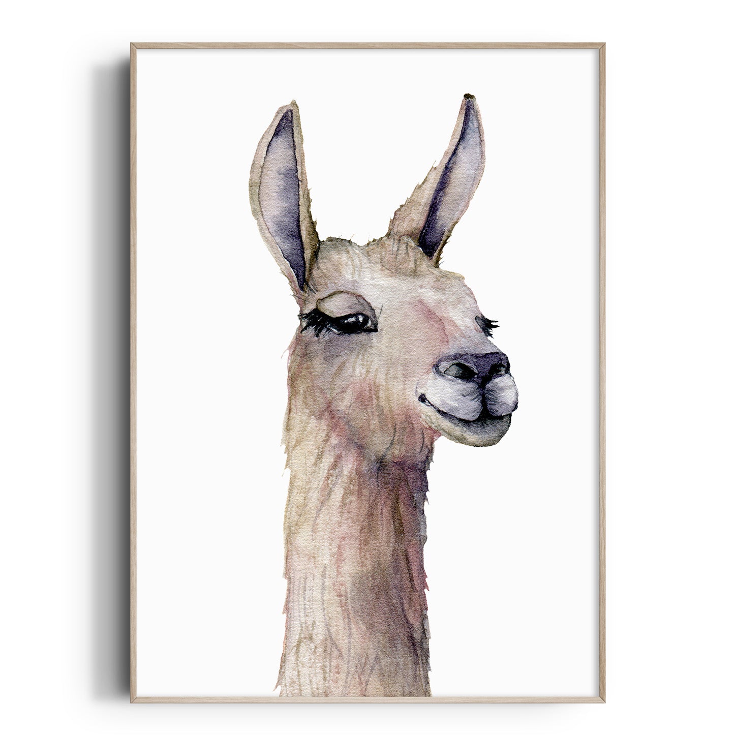 Animal Nursery Wall Art Prints Llama Gender Neutral Nursery