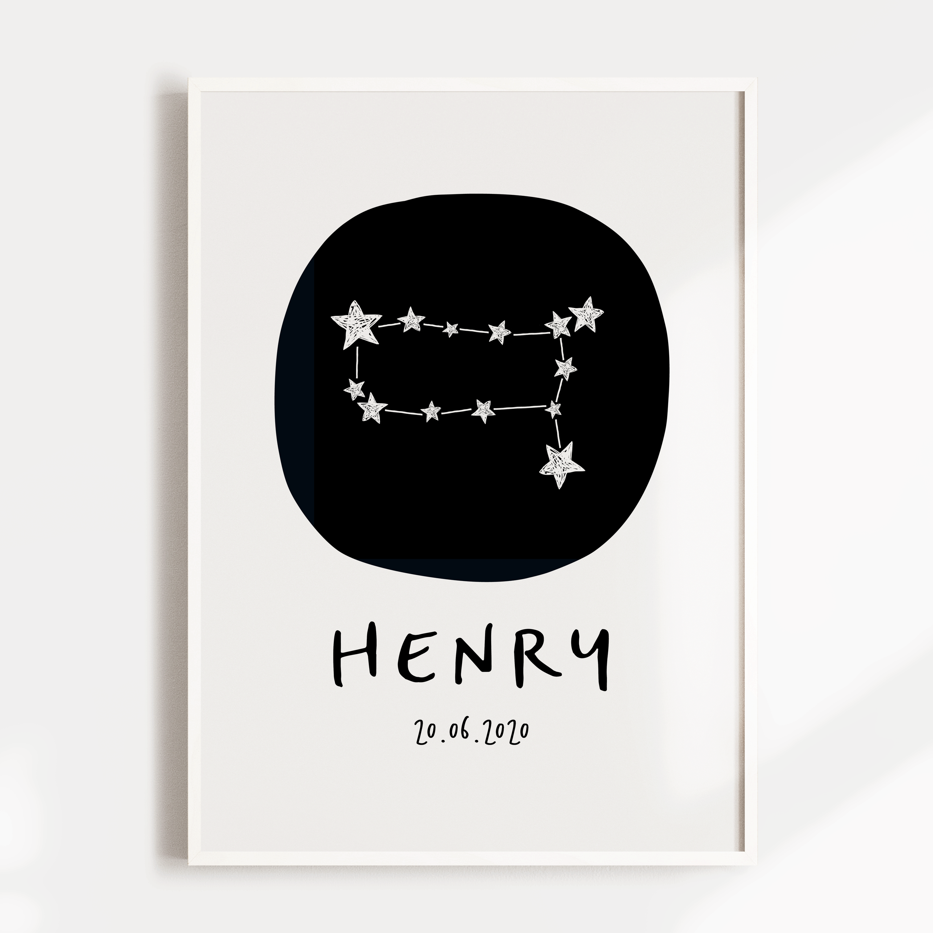 Star Sign Nursery Wall Art Print | Zodiac Constellation | Gemini – The ...