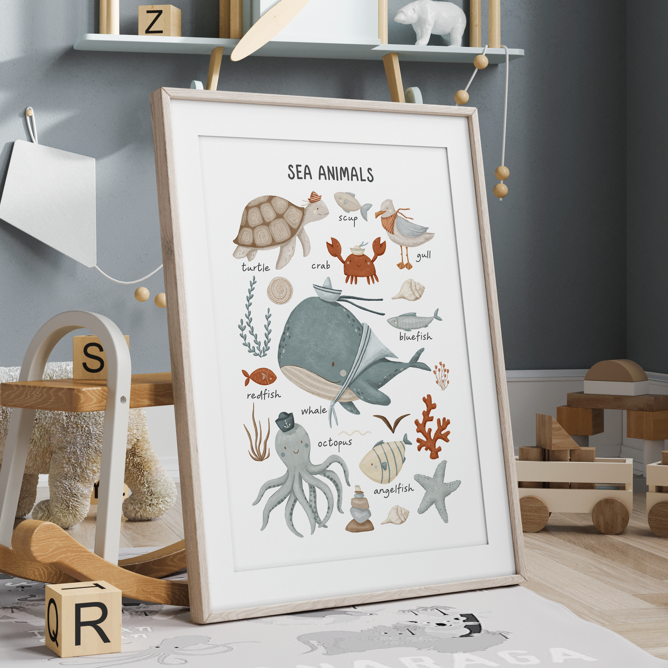 Boys Nautical & Ocean Prints