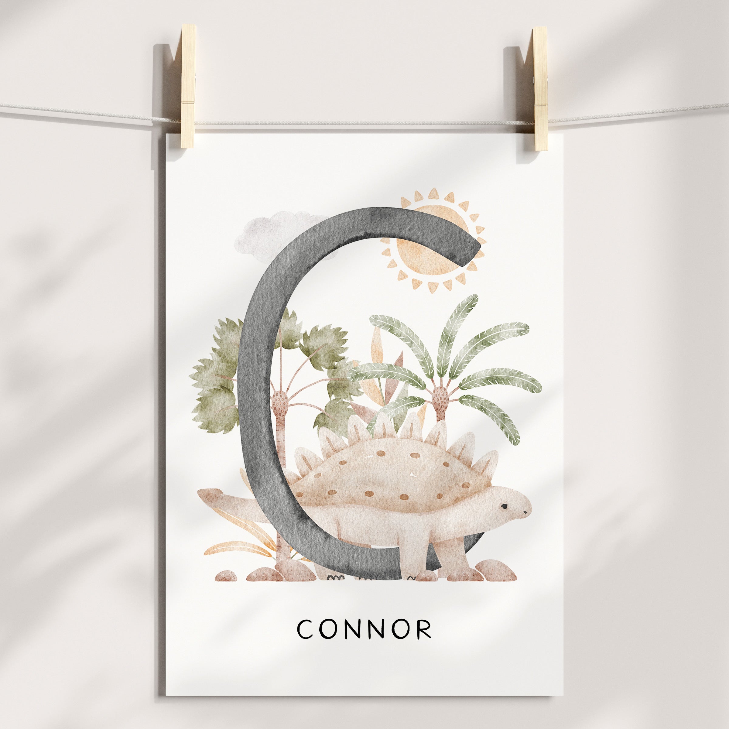 Dinosaur Name, Alphabet & Chart Prints - Choose Your Dinosaur