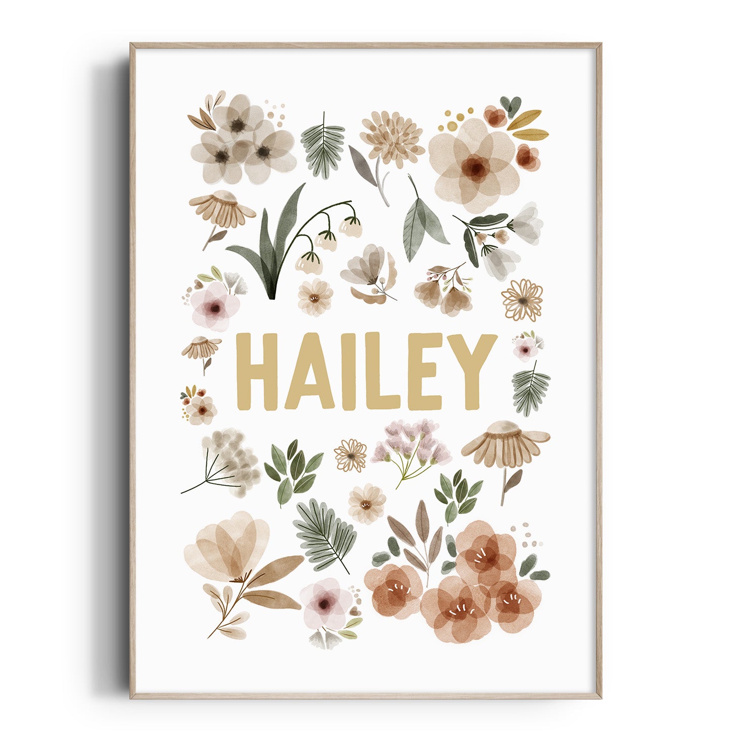 Wildflower Name Print