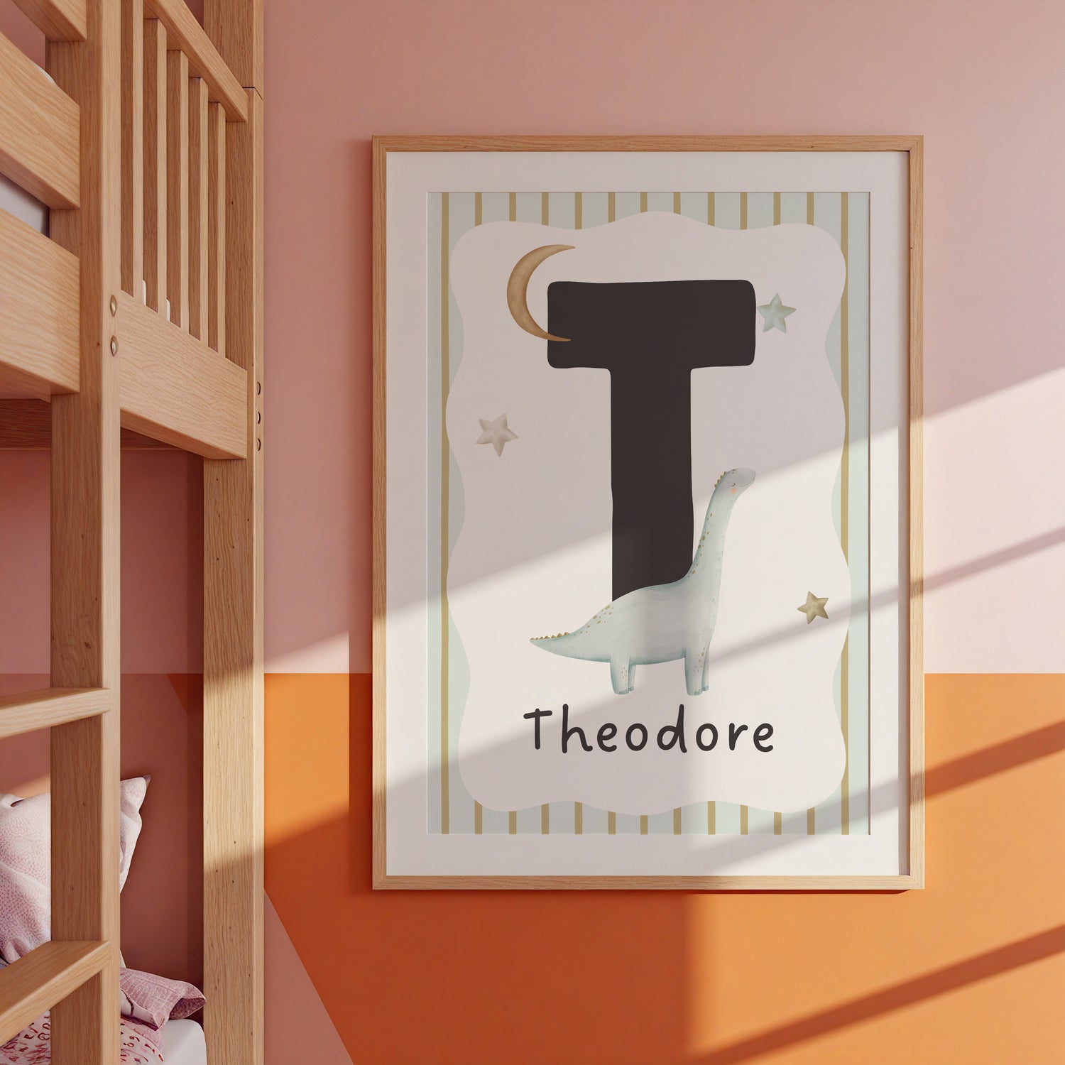 Dinosaur Letter & Name Print