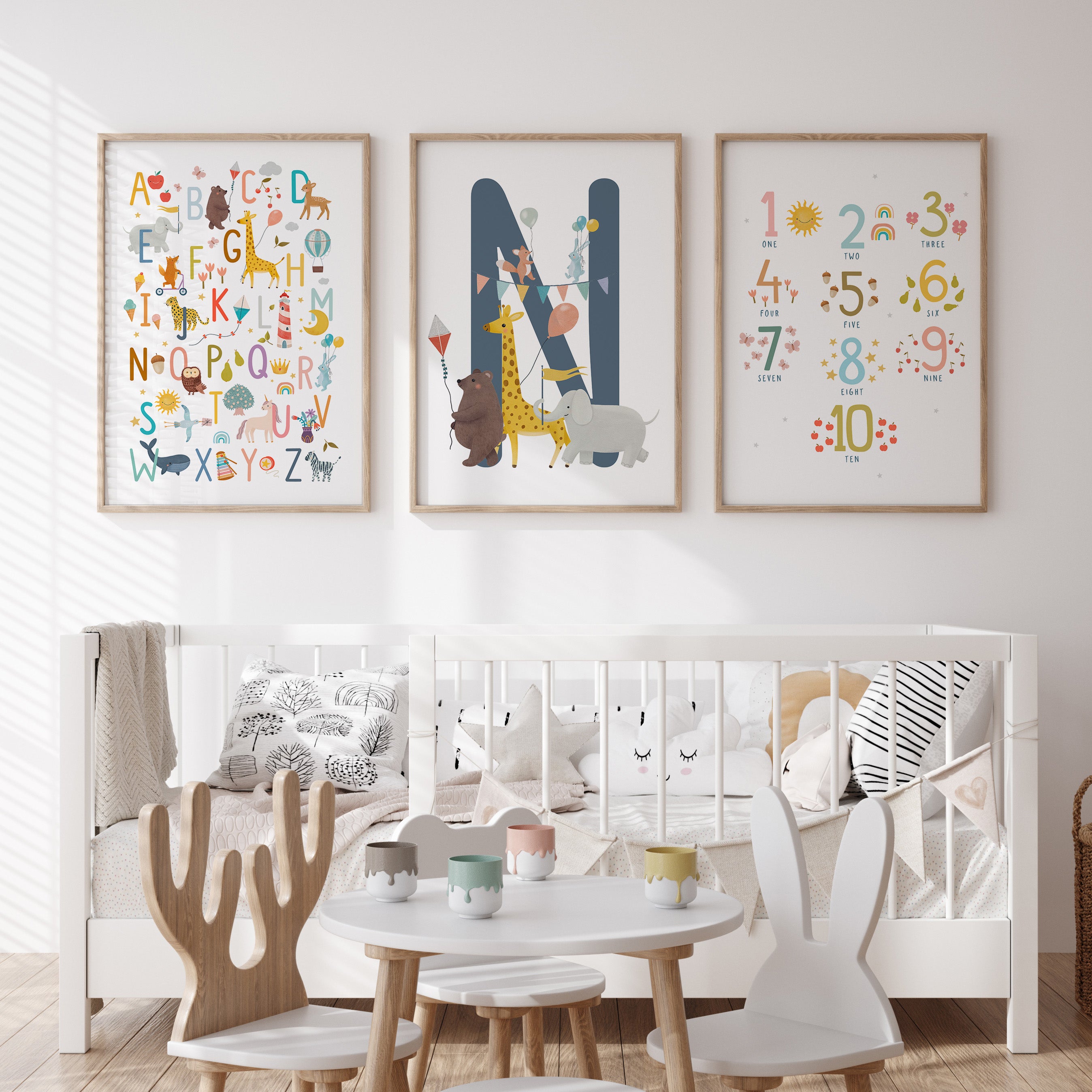 Little Adventure Alphabet, Numbers & Initial Prints