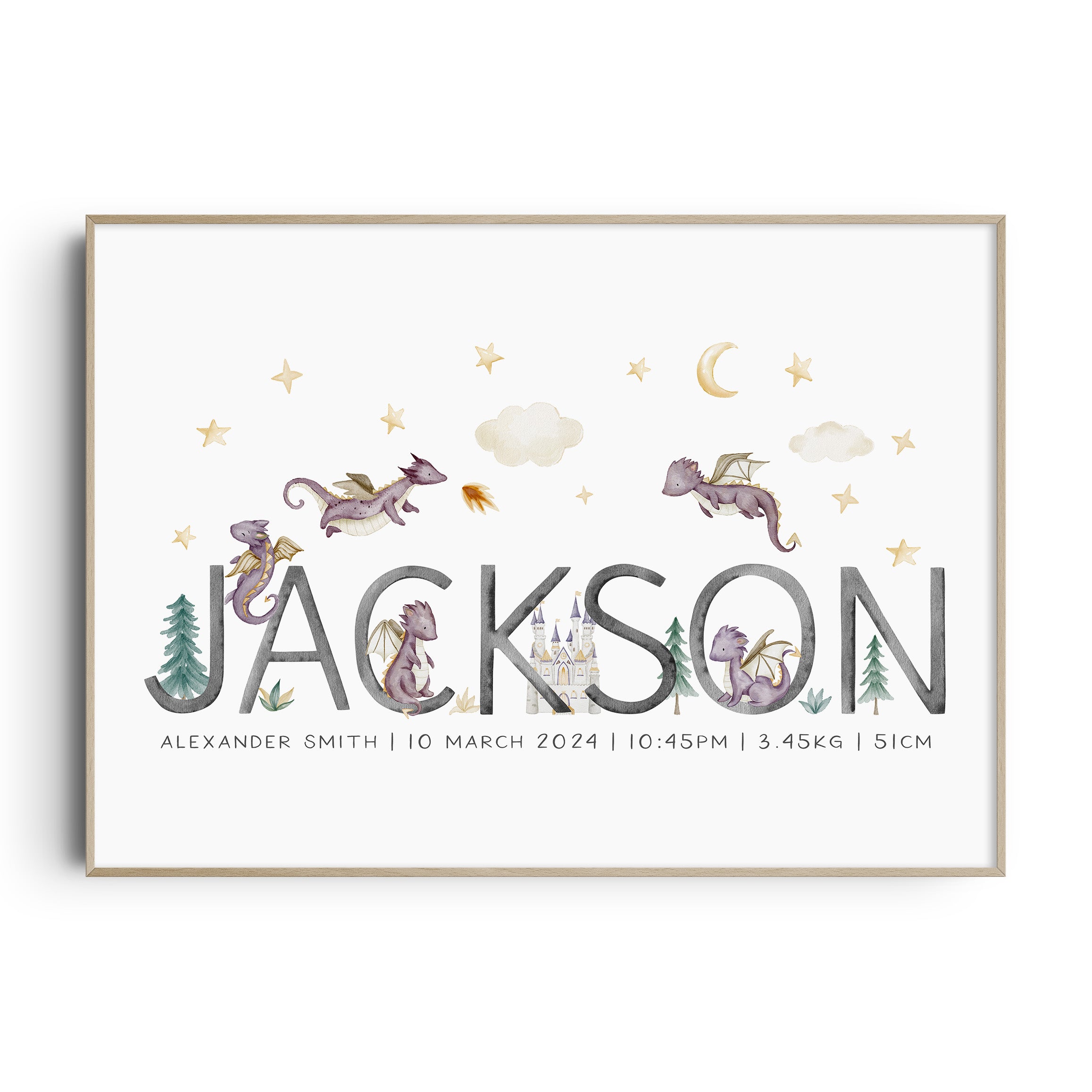 Dragon Name Print