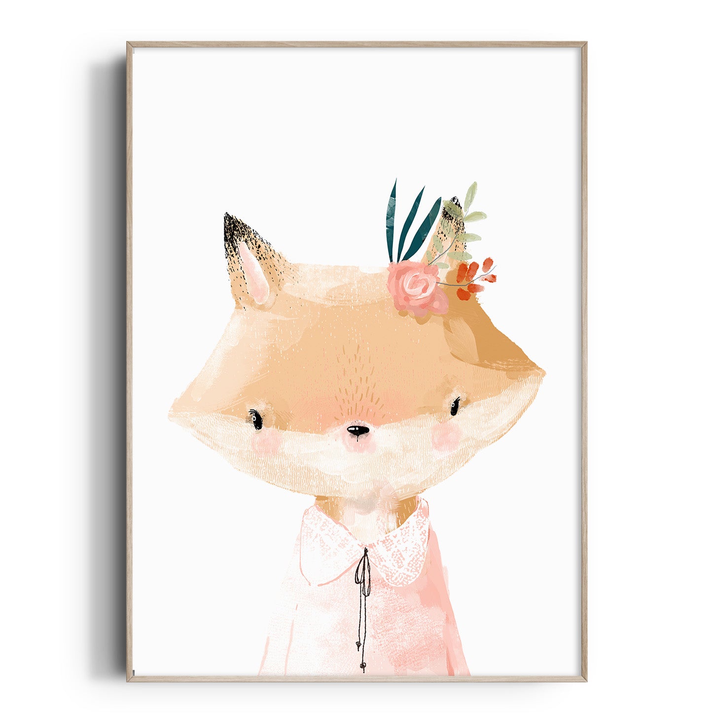 Little Miss Fox Print