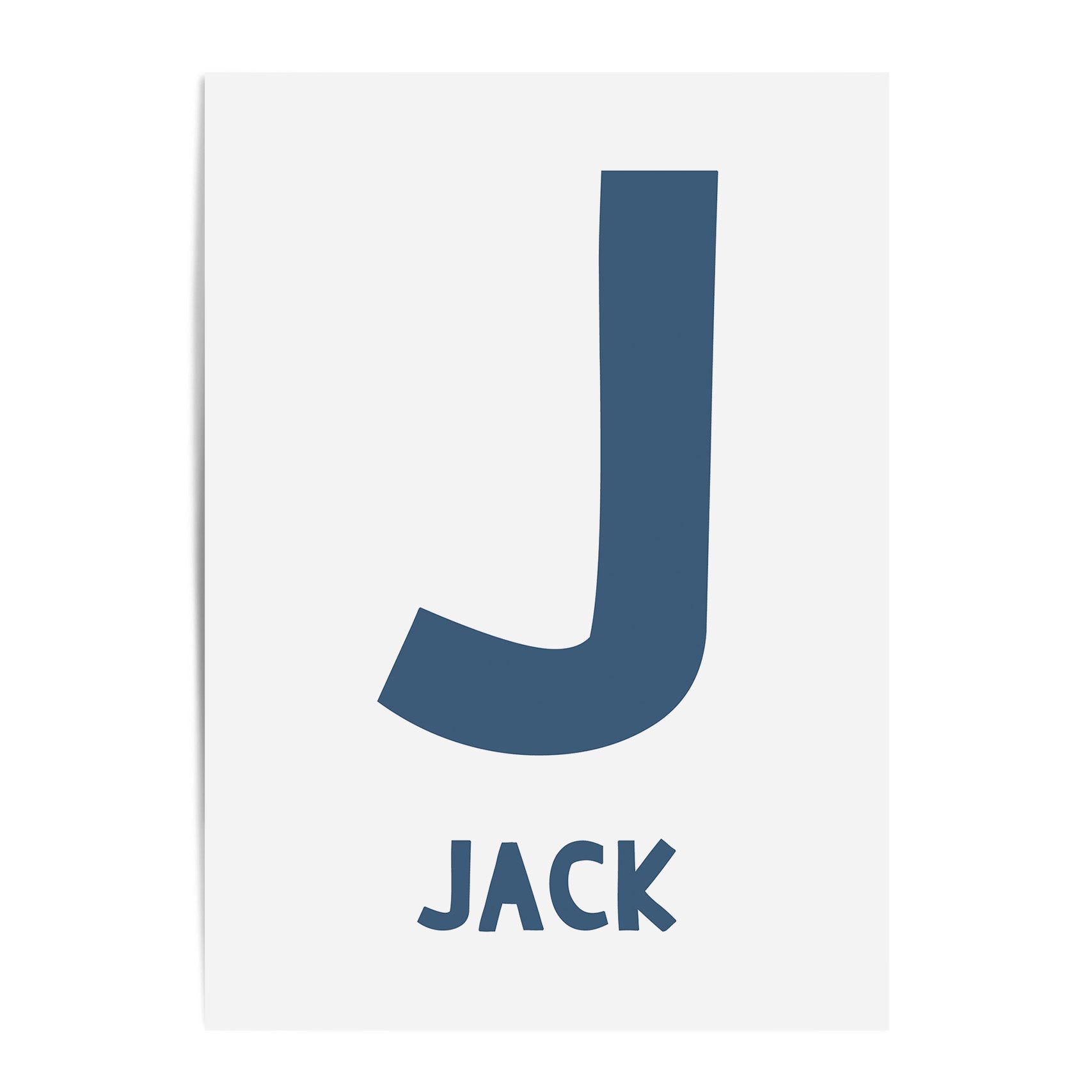 Letter & Name Print