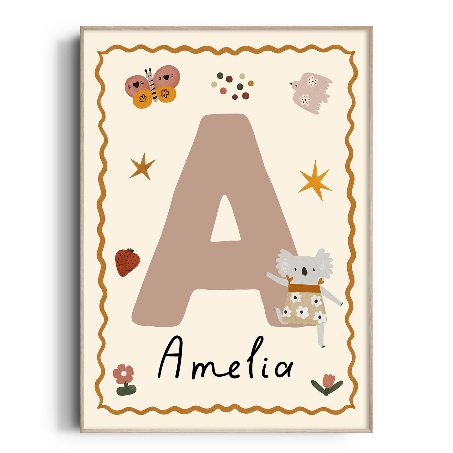 Whimsy Koala Letter & Name Print