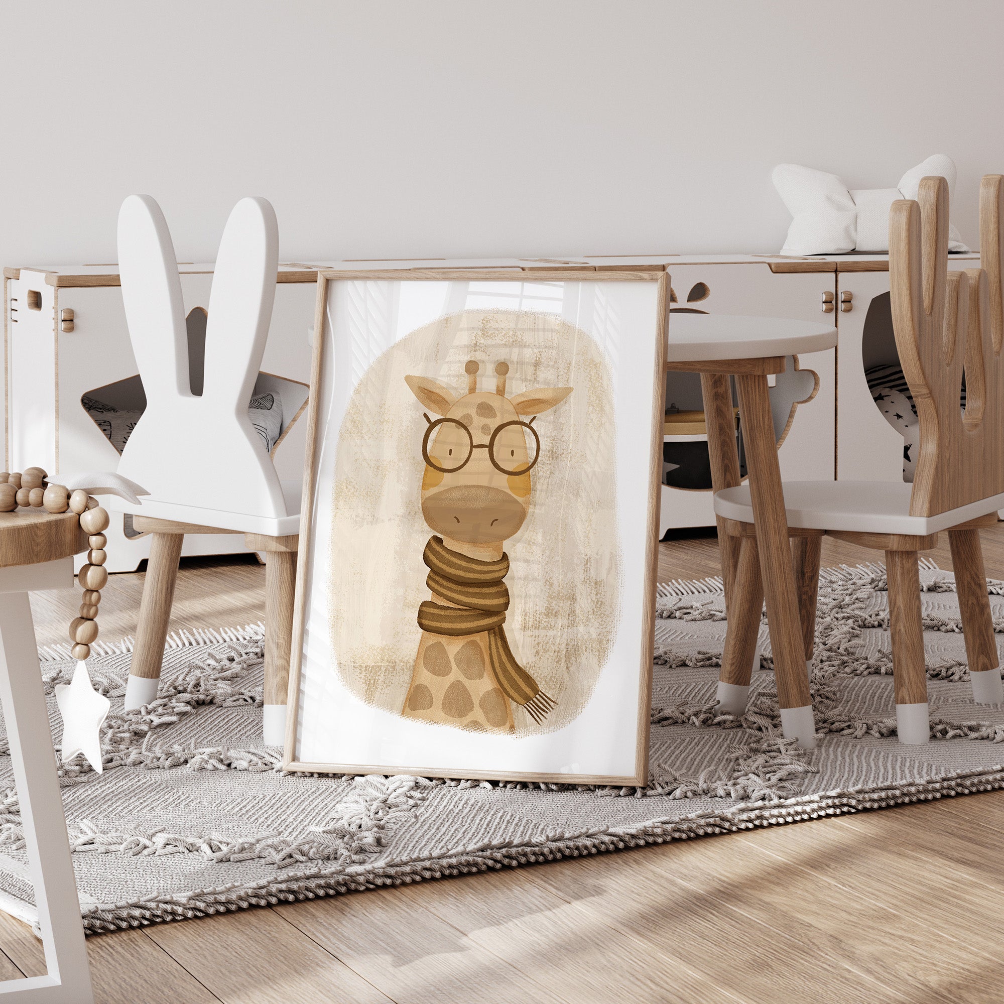 Whimsy Giraffe Print