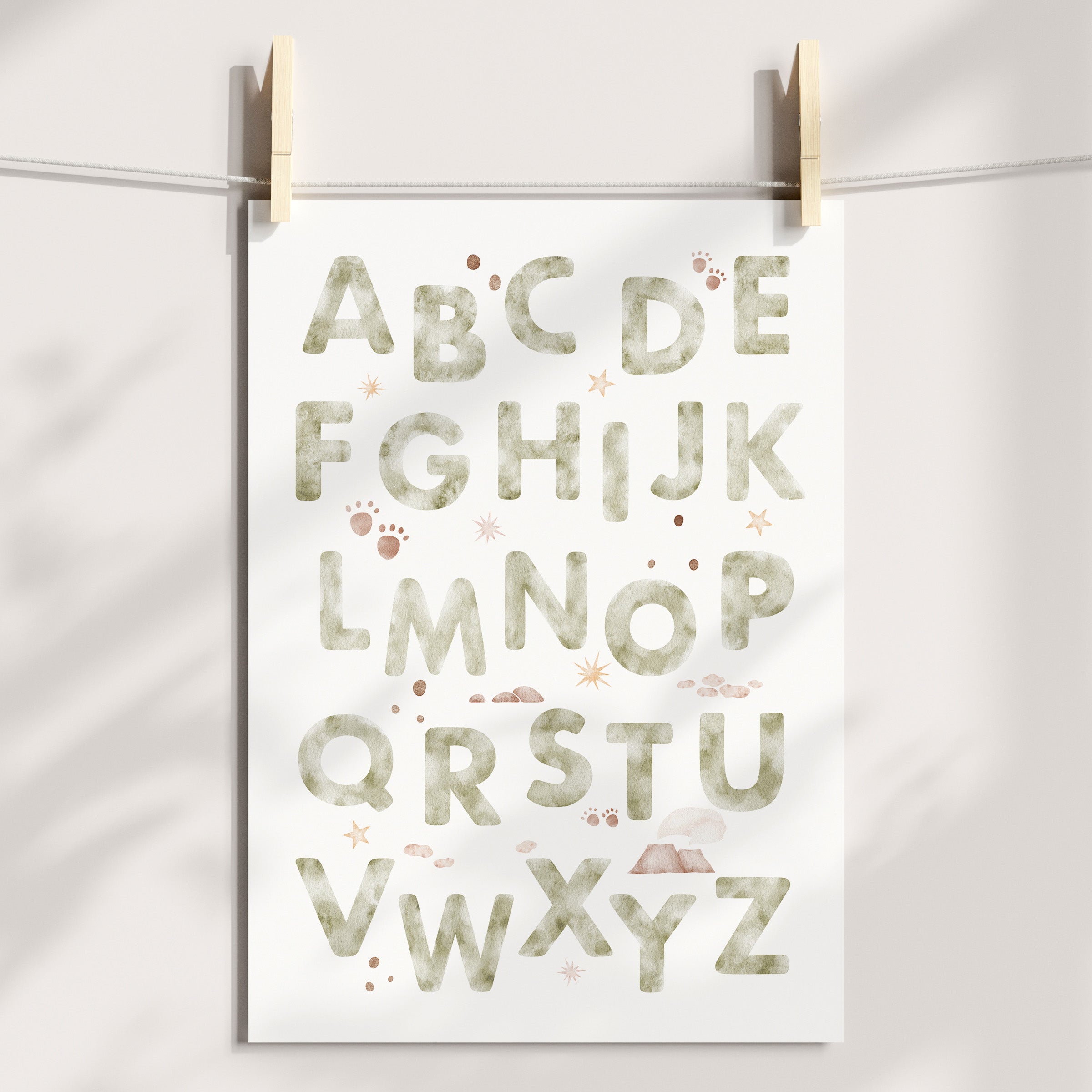 Dinosaur Name, Alphabet & Chart Prints - Choose Your Dinosaur