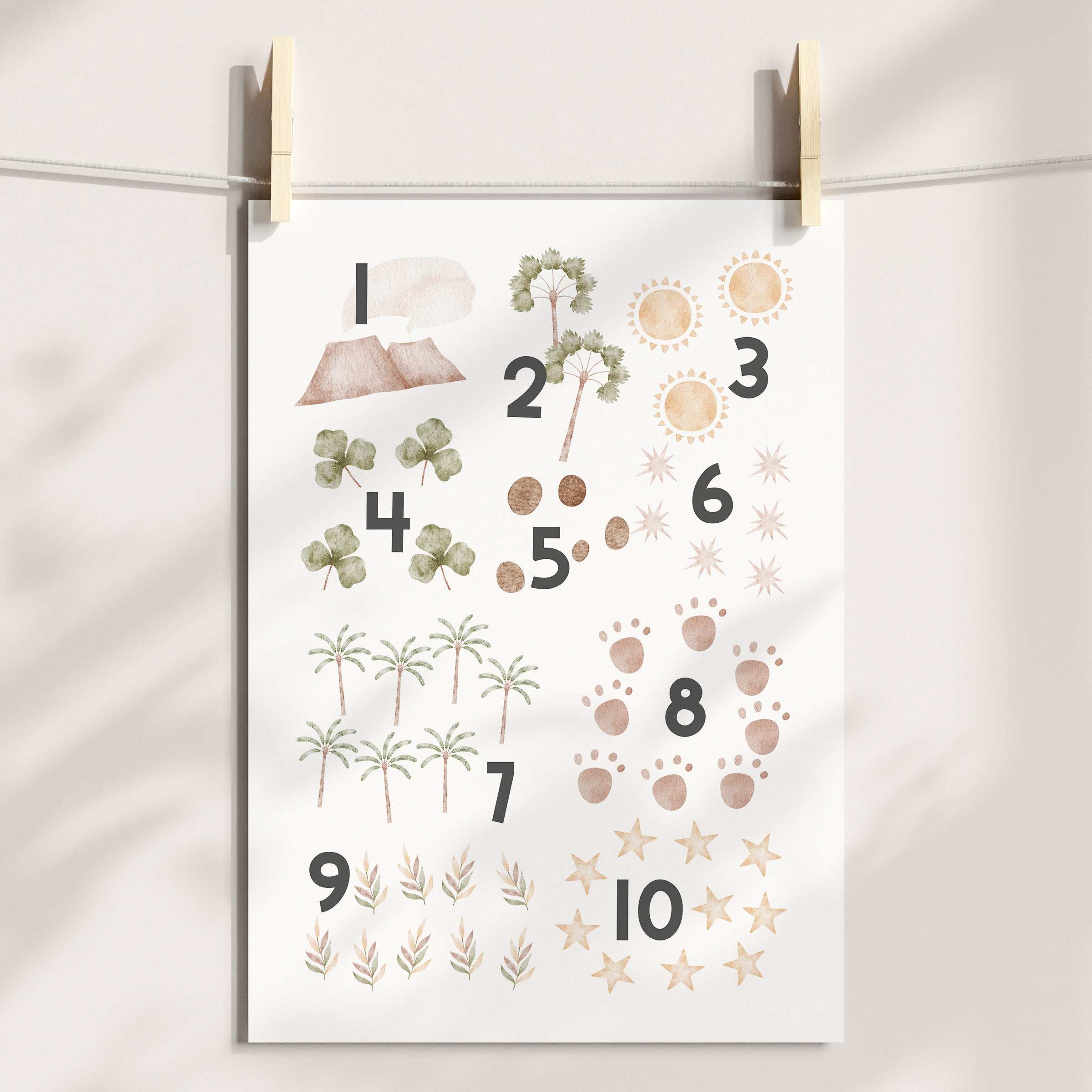 Dinosaur, Alphabet & Numbers Prints