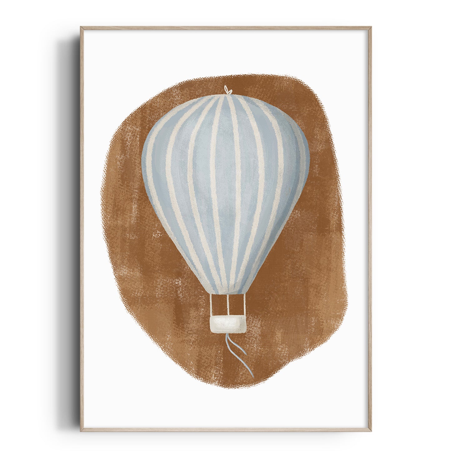 Whimsy Hot Air Ballon Print - Blue