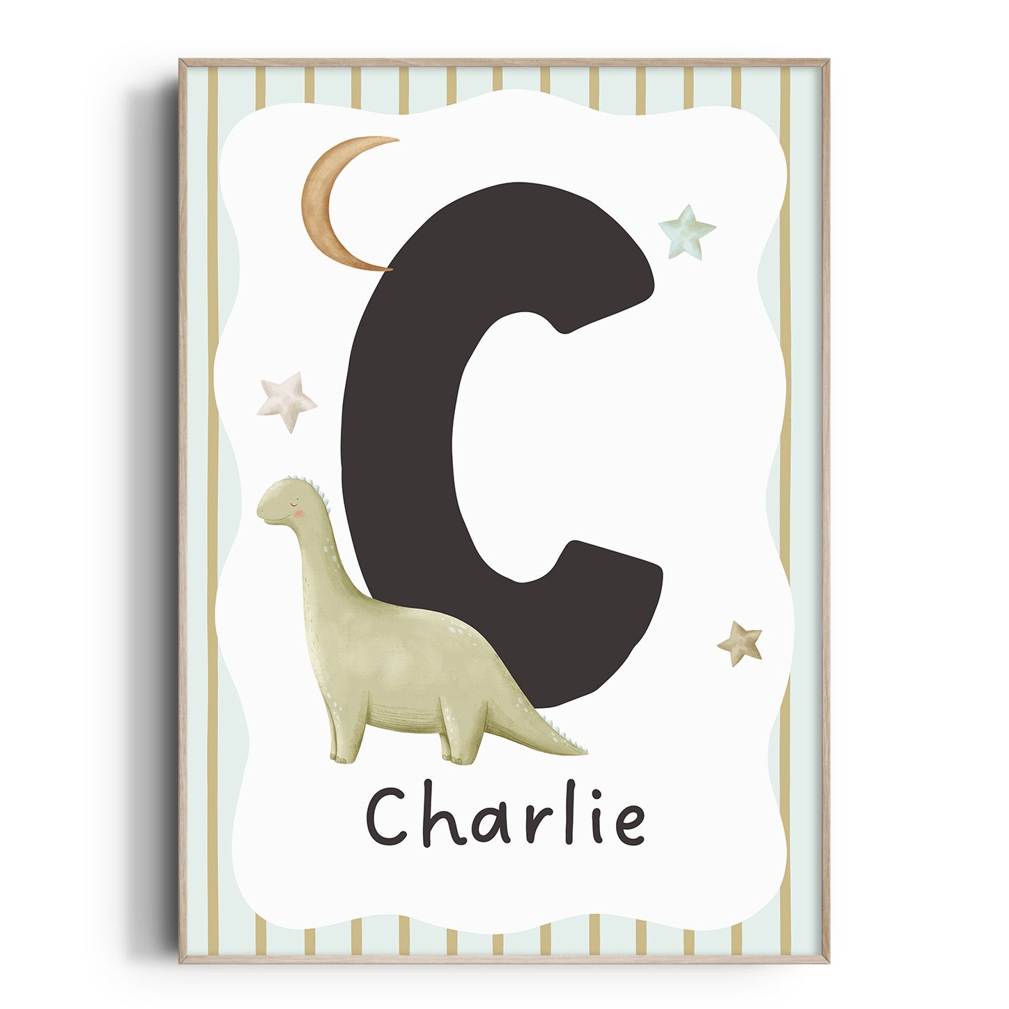 Dinosaur Letter & Name Print