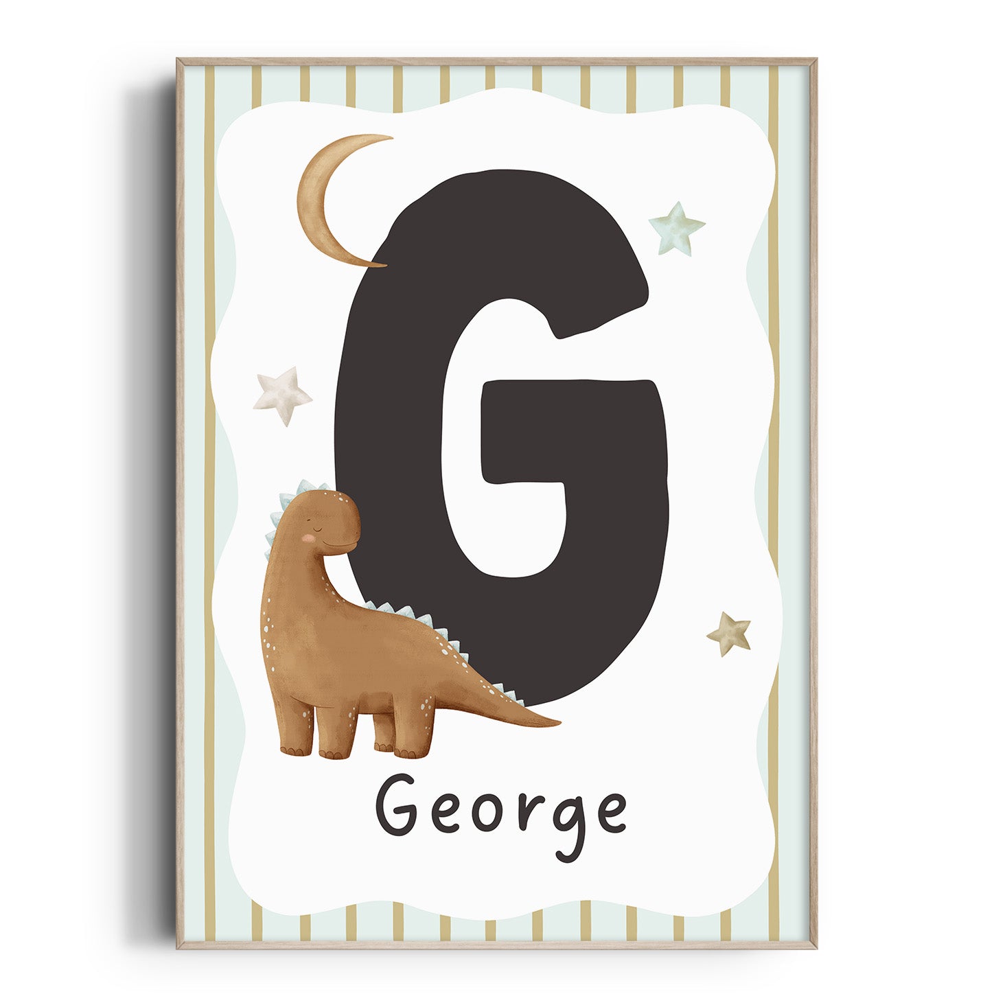 Dinosaur Letter & Name Print