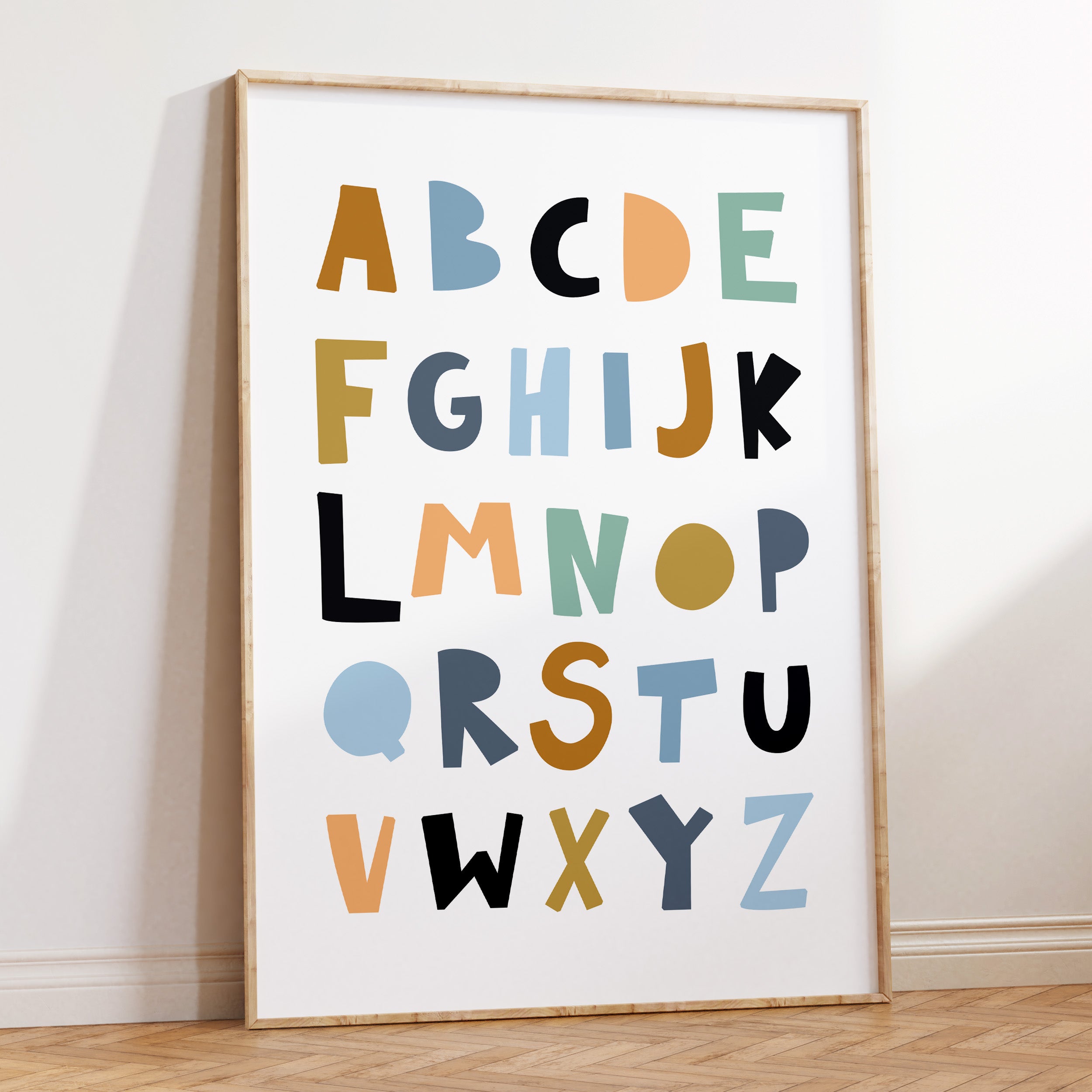 Tropical Alphabet Print