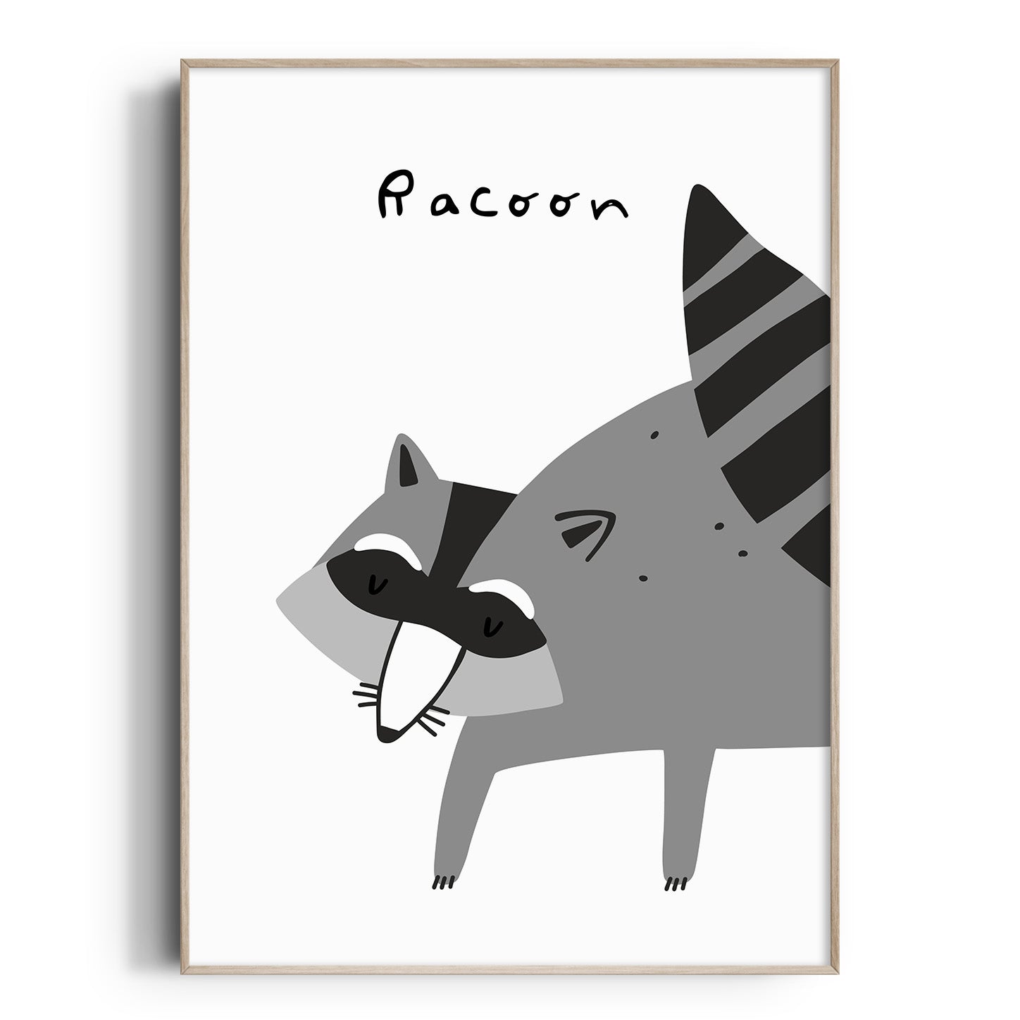 Racoon Print