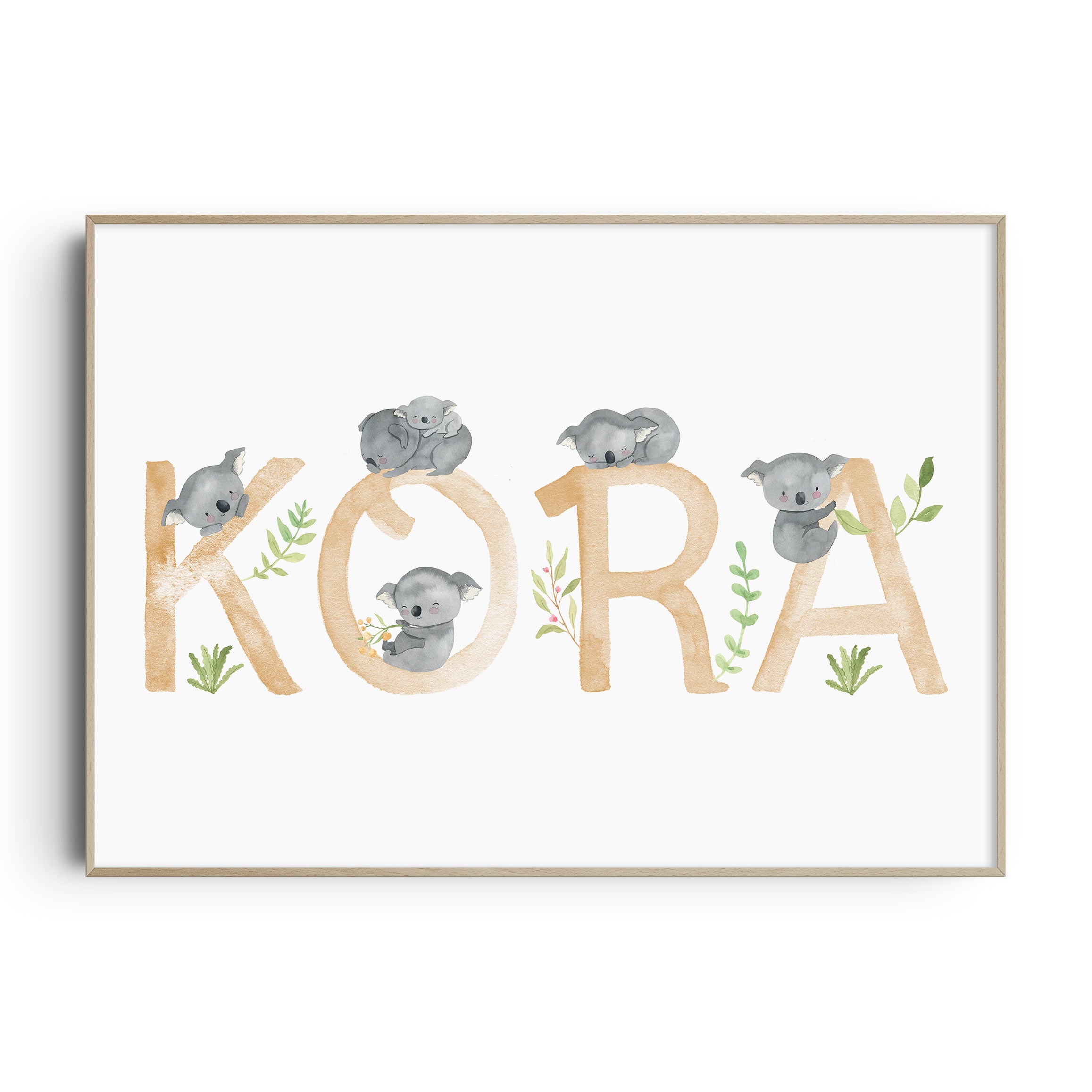 Koala Name Print