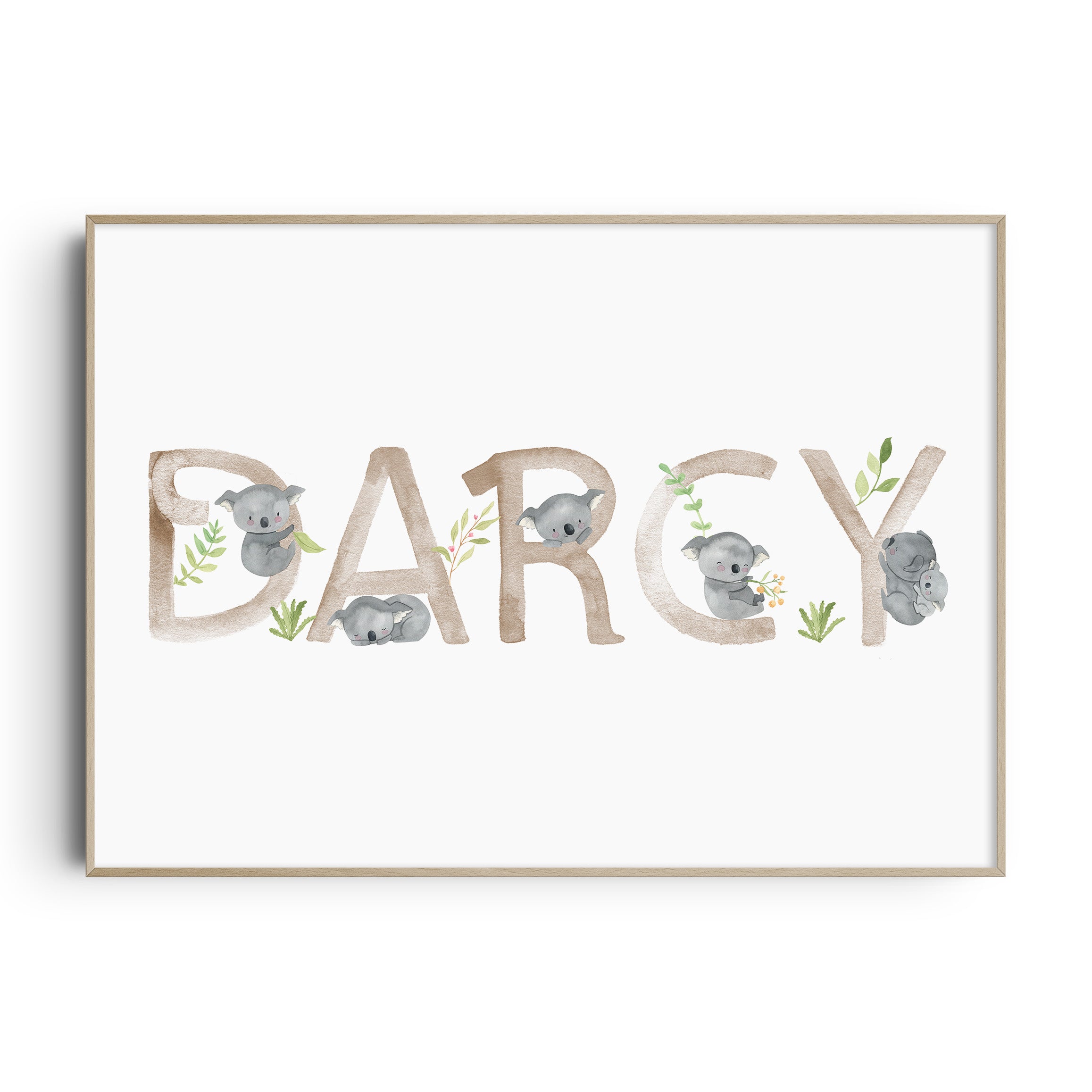 Koala Name Print