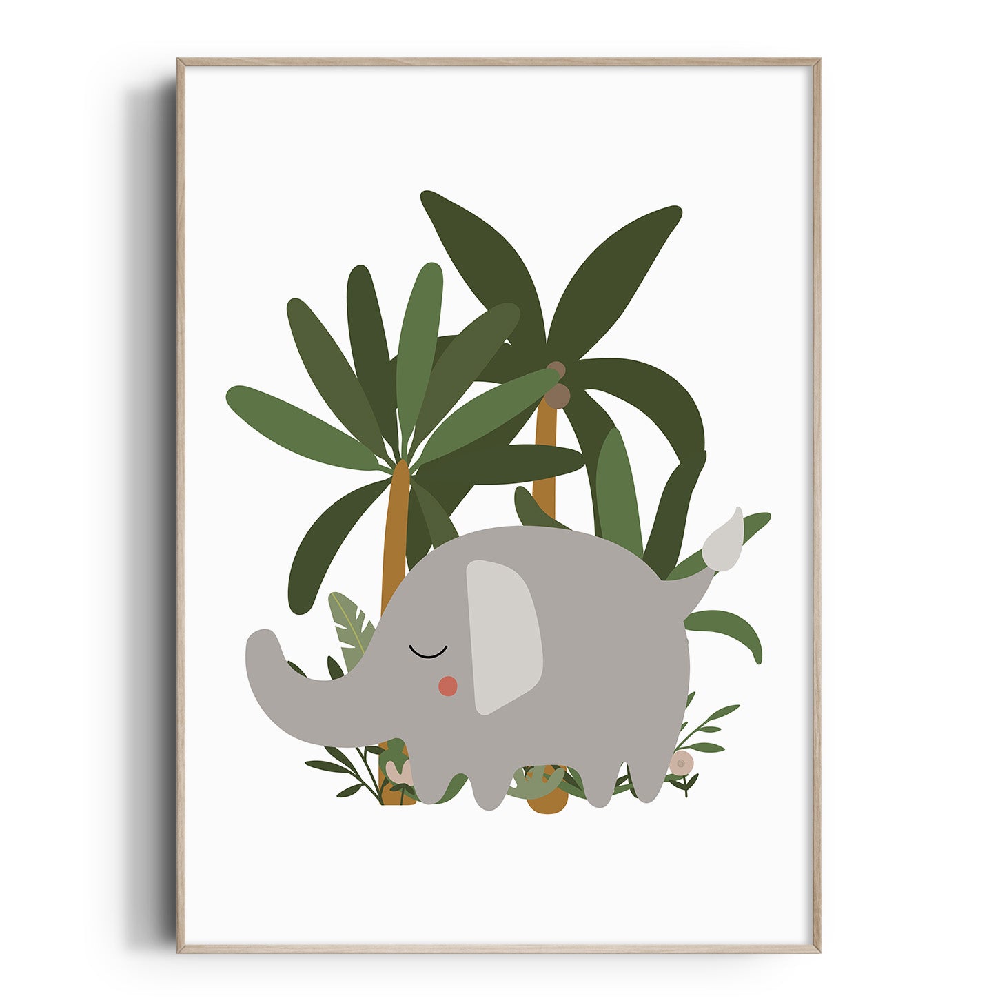 Elephant Jungle Print