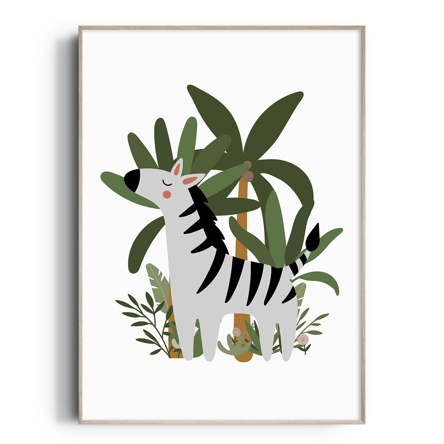 Zebra Jungle Print