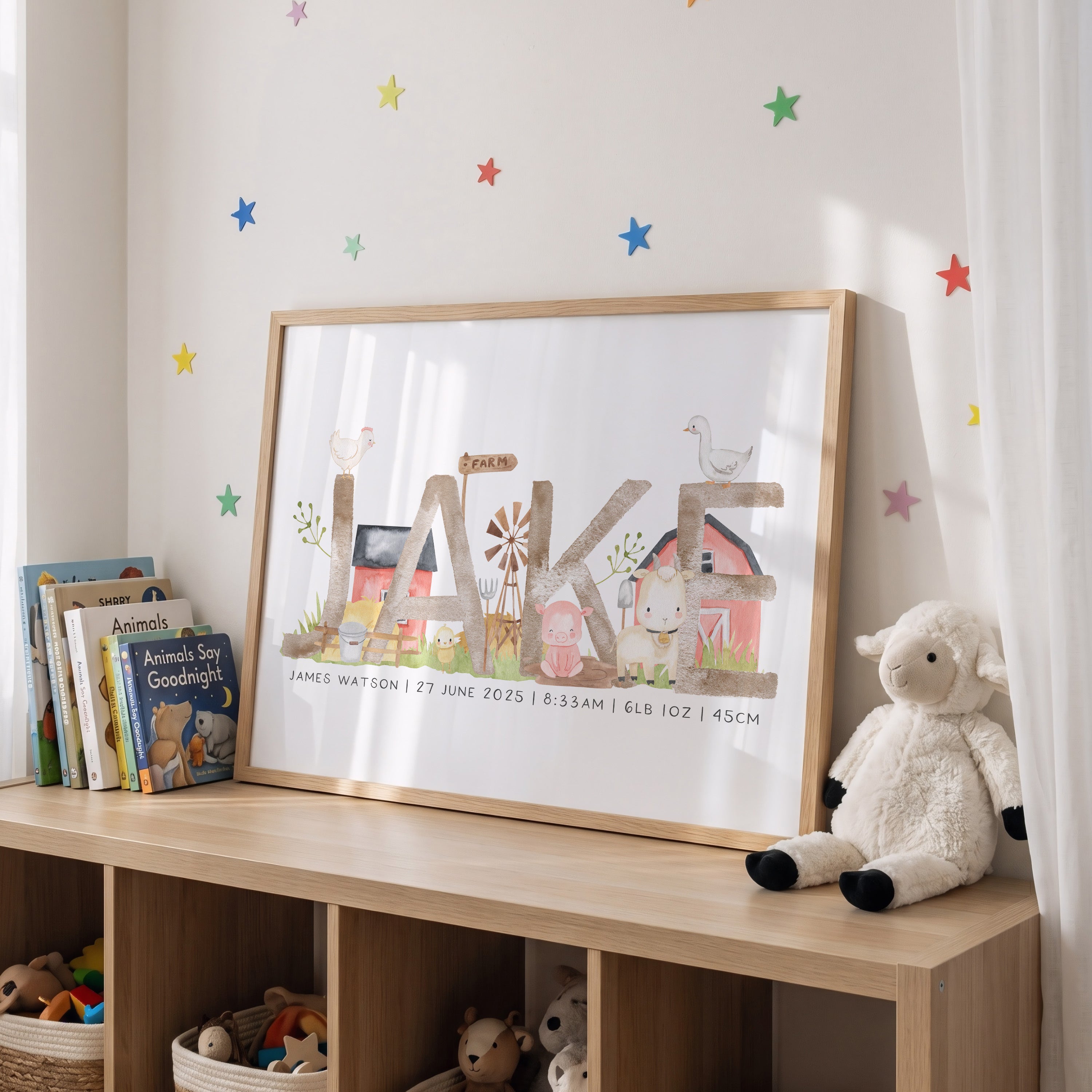 Farm Animal Name Print