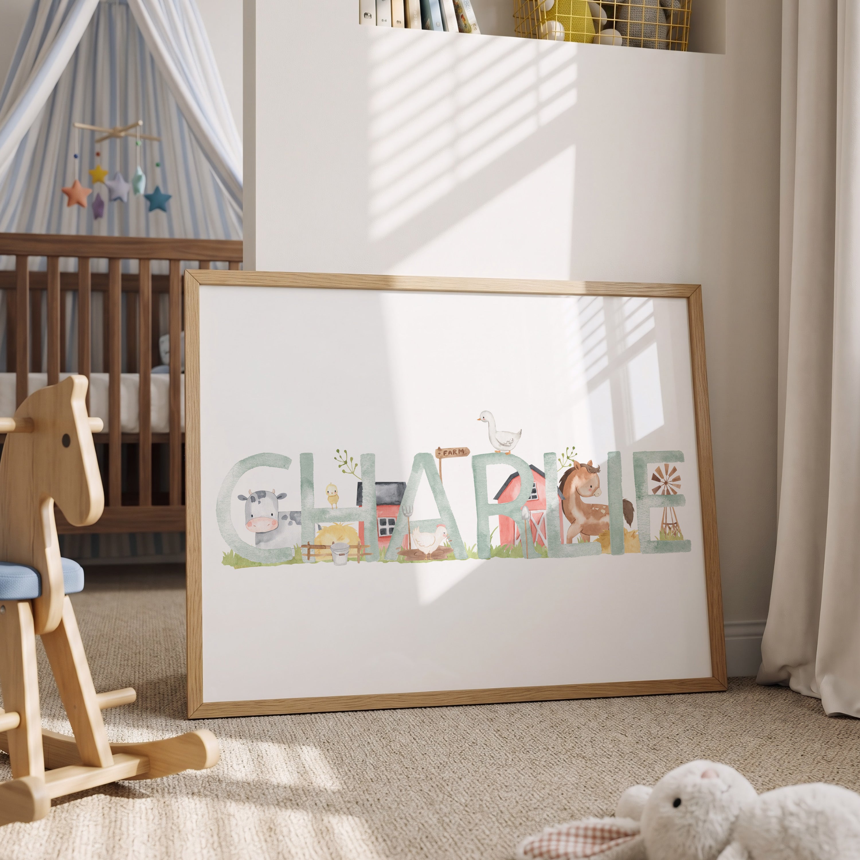 Farm Animal Name Print