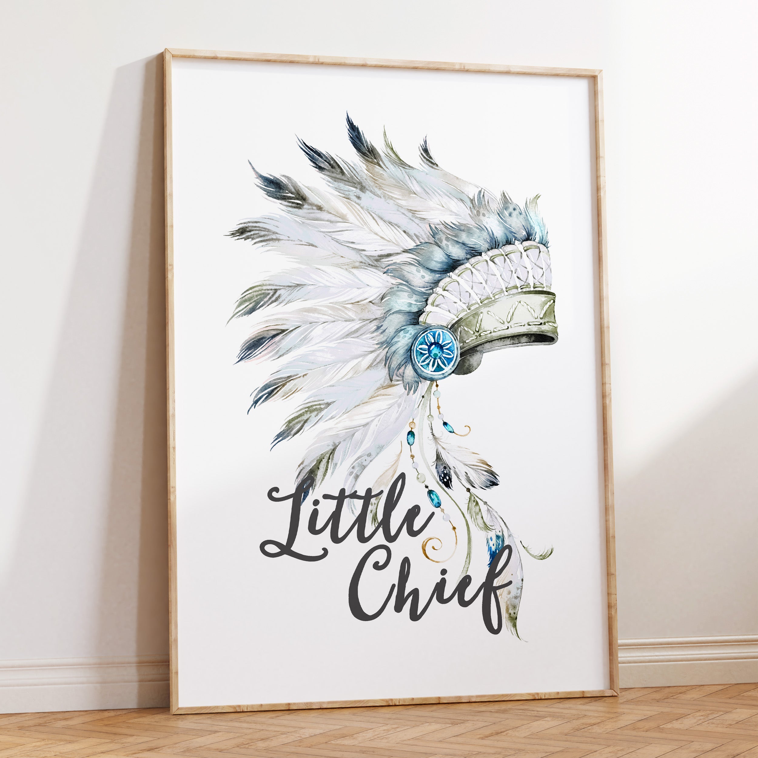 Little Chief Headdress Print