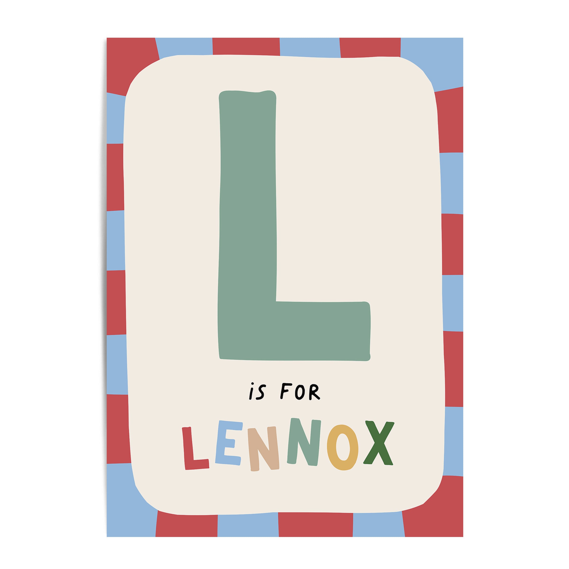 Checker Name & Initial Print