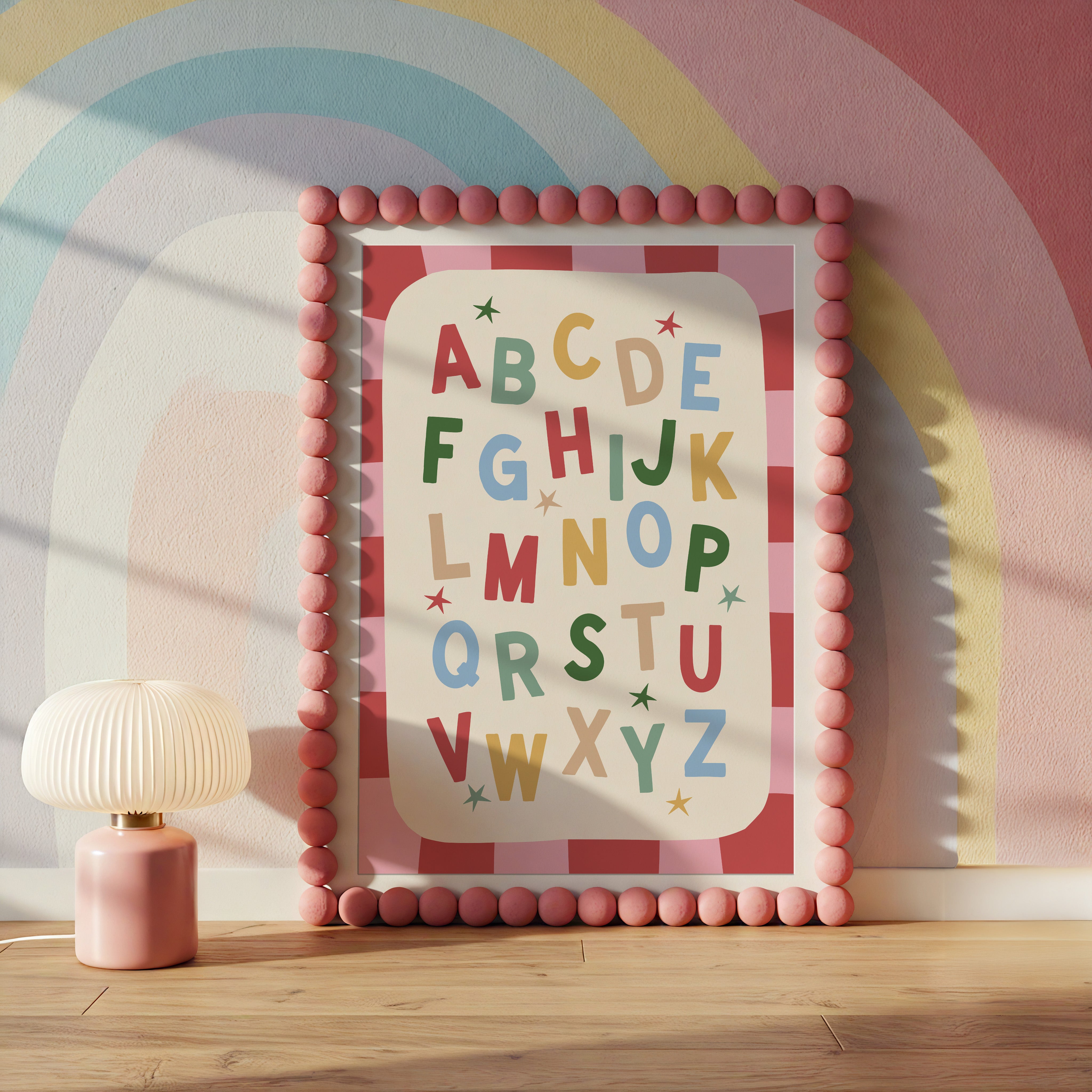 Checker ABC Alphabet Print