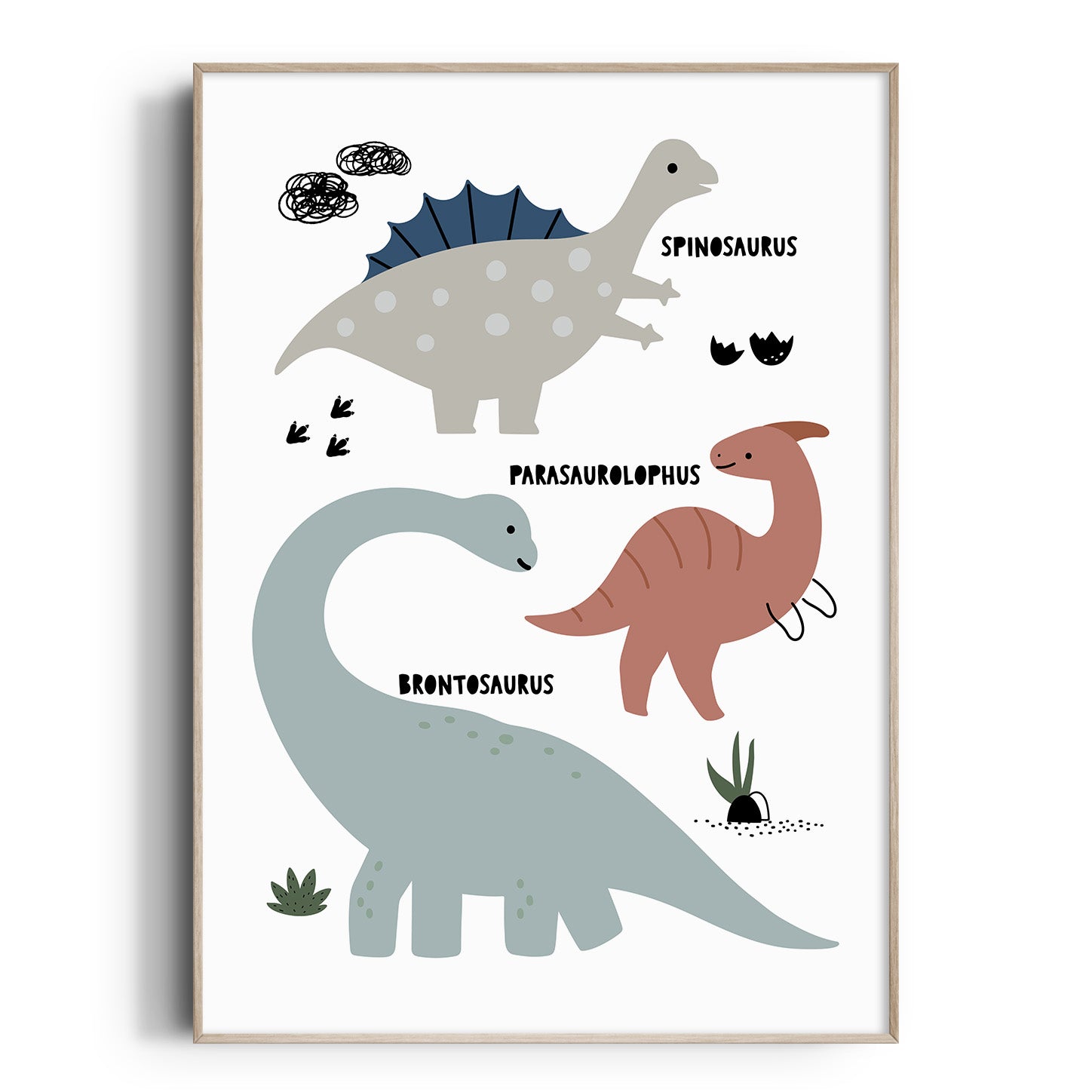 Dinosaur Chart Print