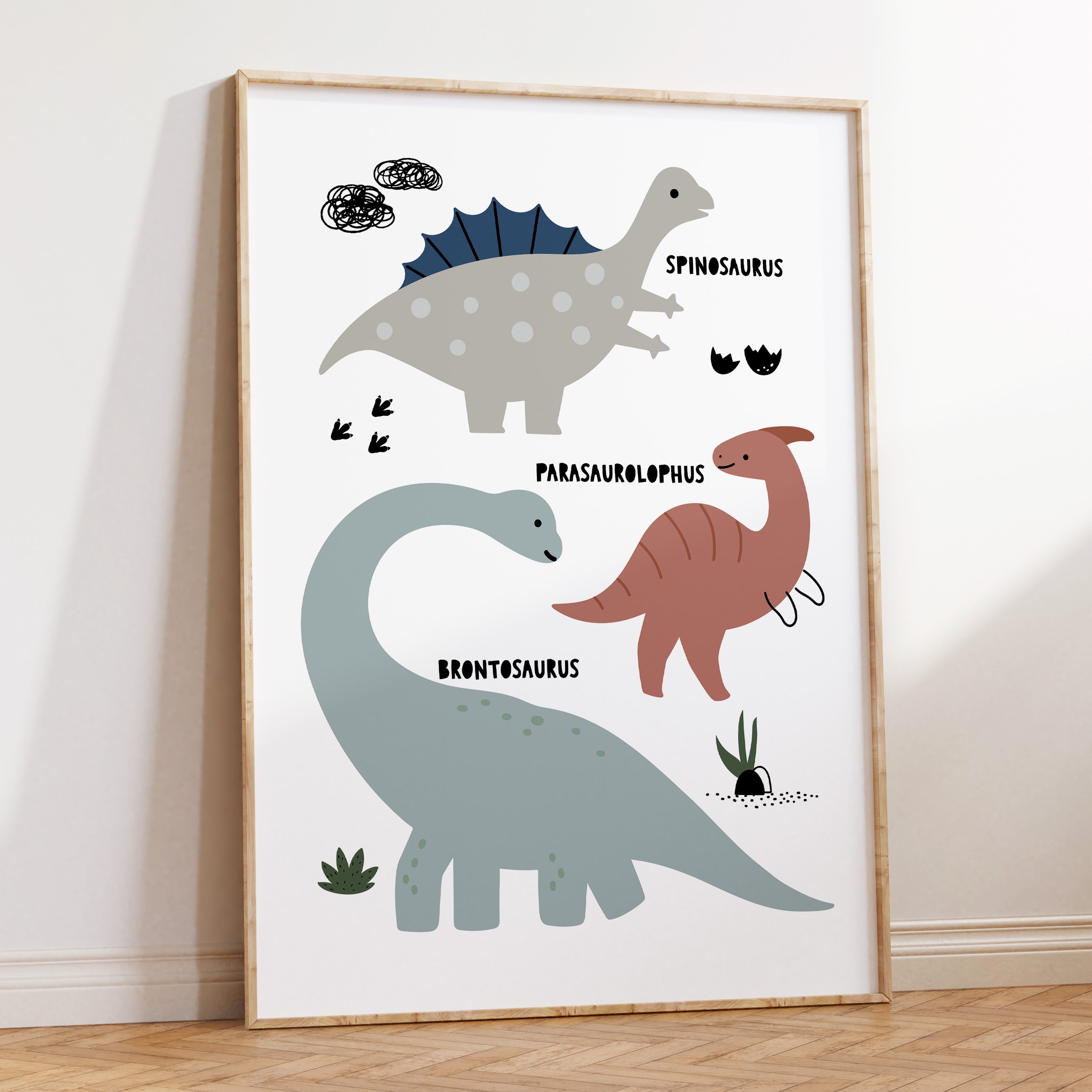 Dinosaur Chart Print
