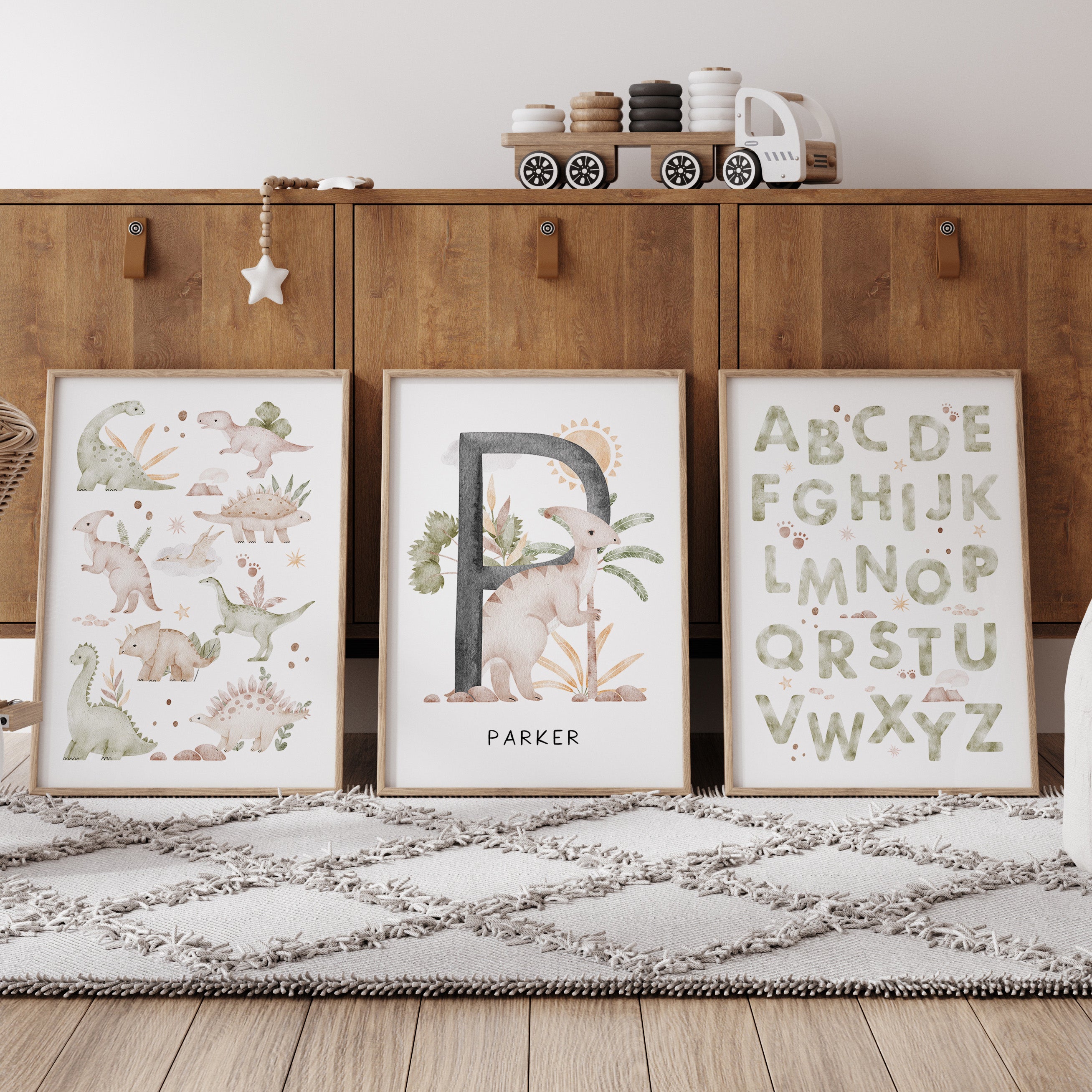 Dinosaur Name, Alphabet & Chart Prints - Choose Your Dinosaur