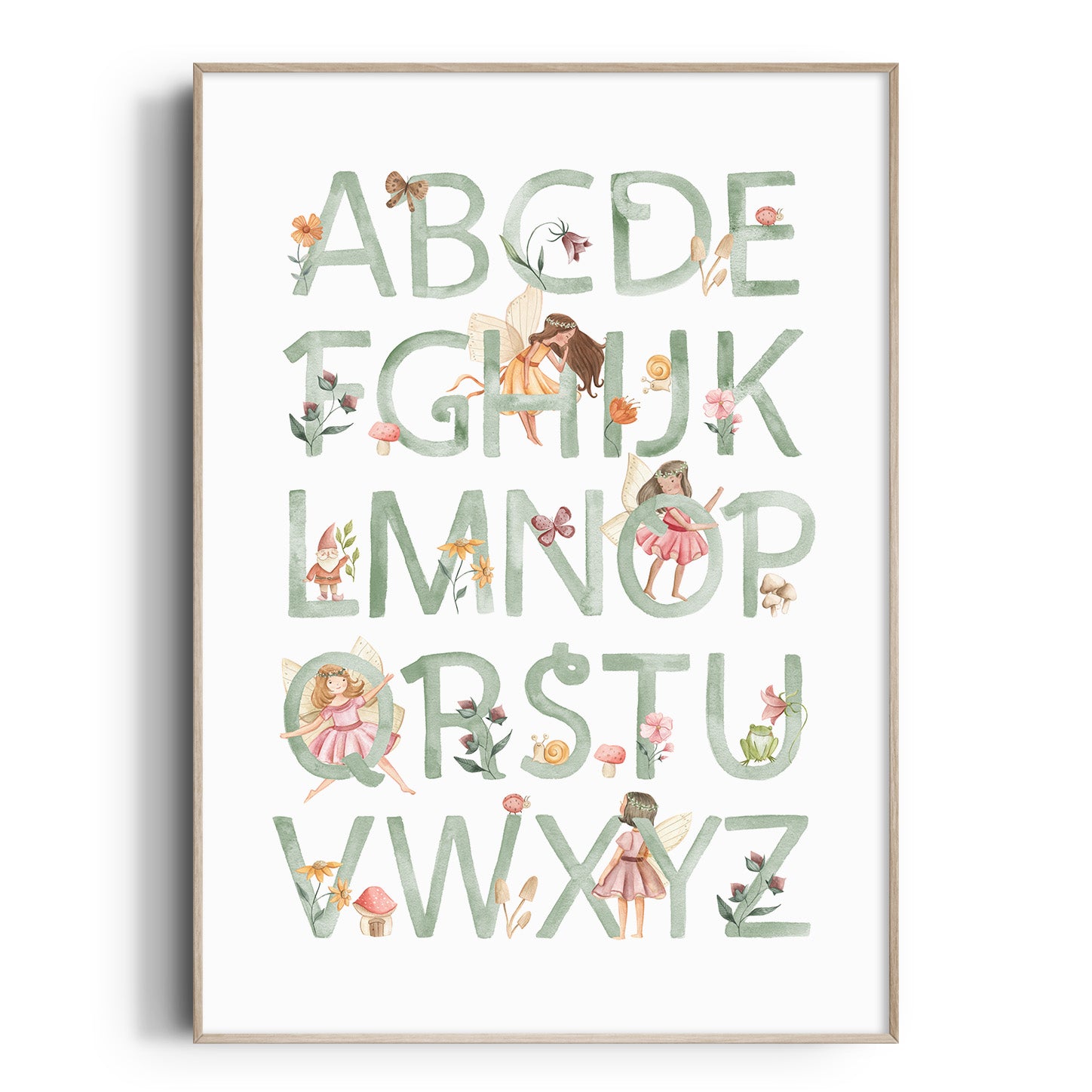 Fairy Alphabet Print