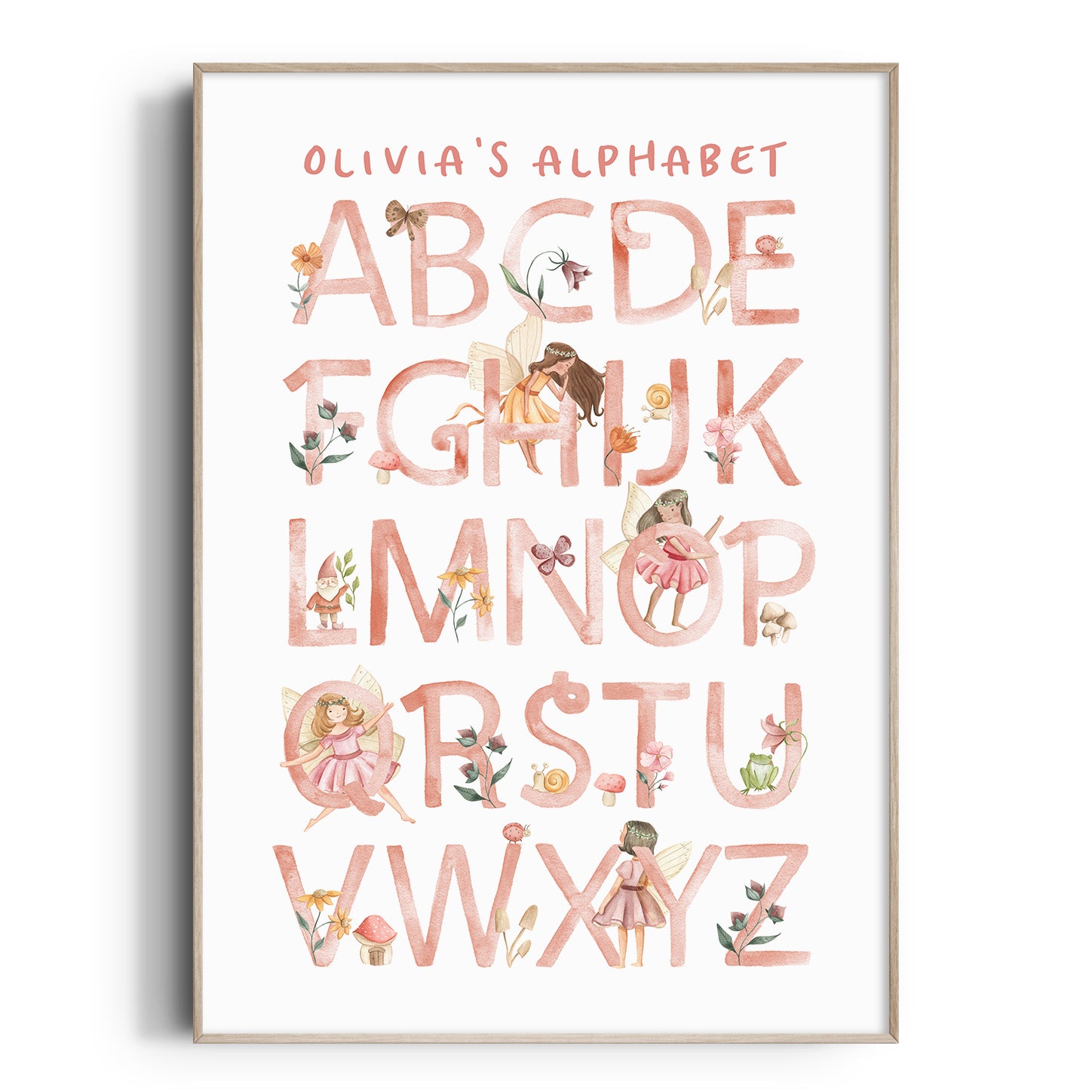 Fairy Alphabet Name Print