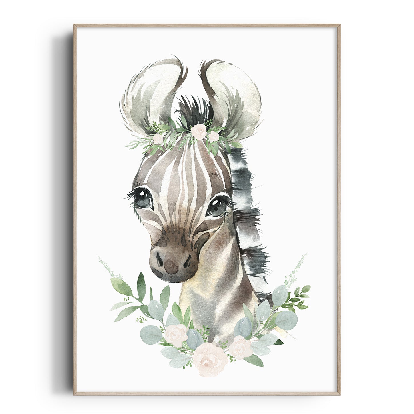 Floral Zebra Print