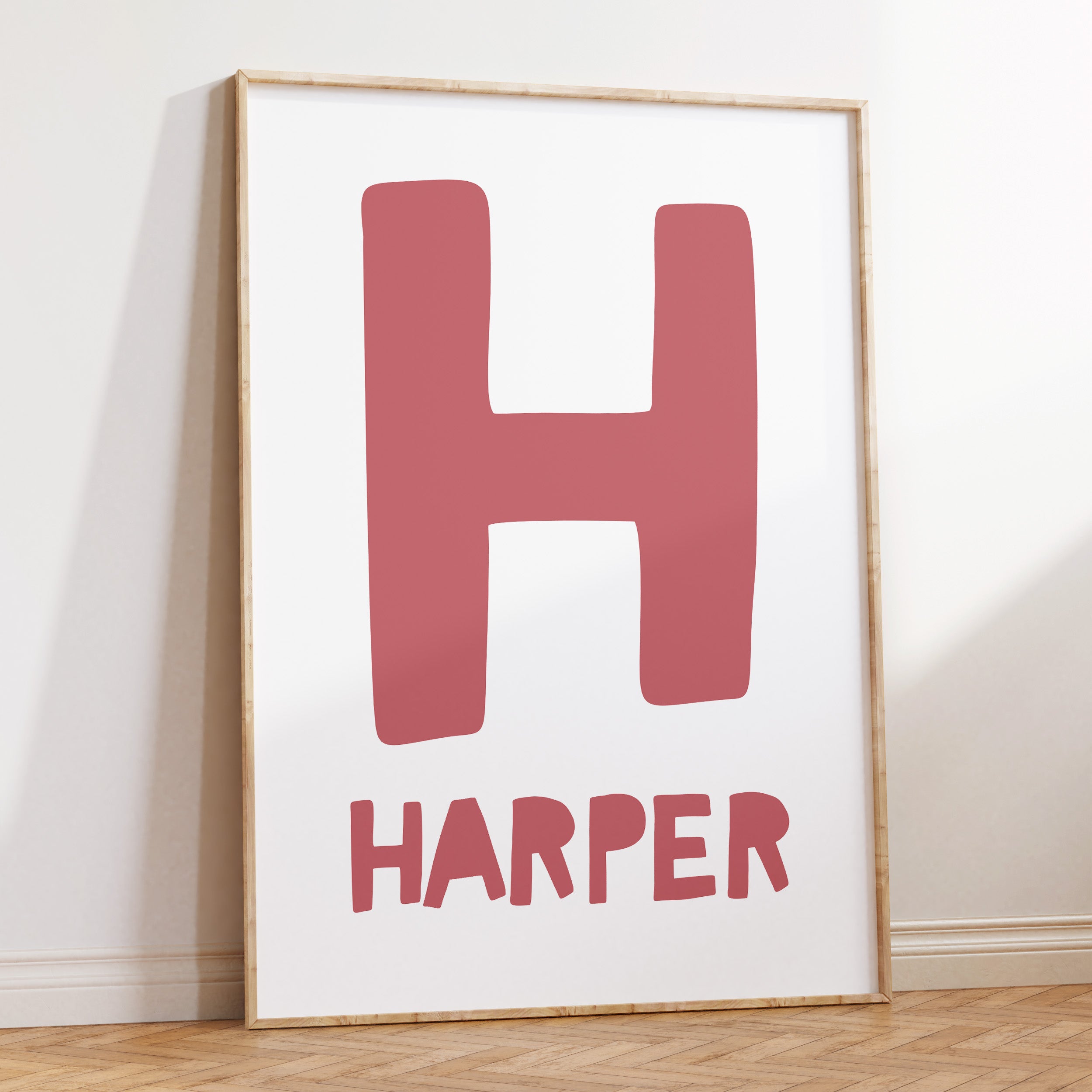 Letter & Name Print