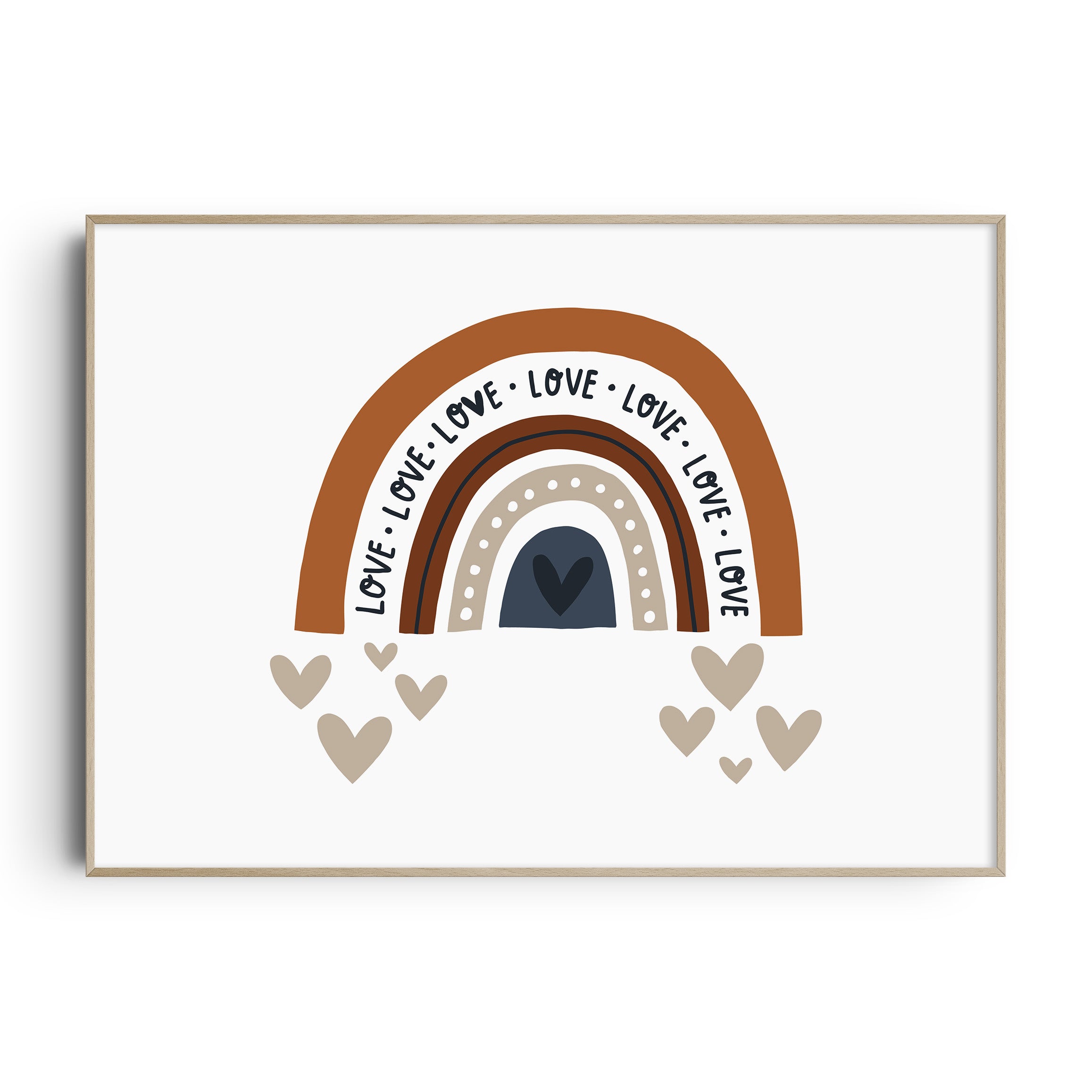 Rainbow Nursery Print