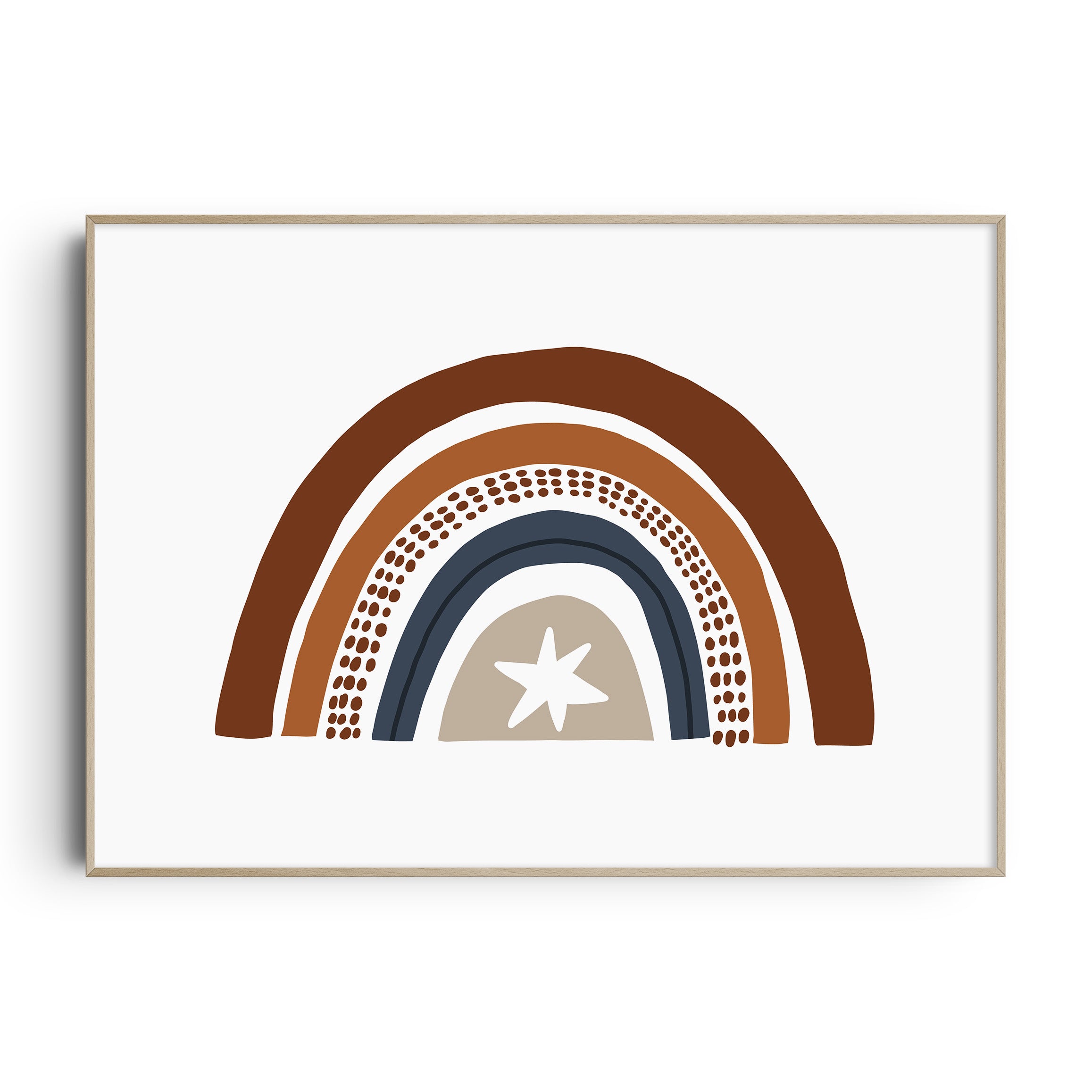 Rainbow Nursery Print
