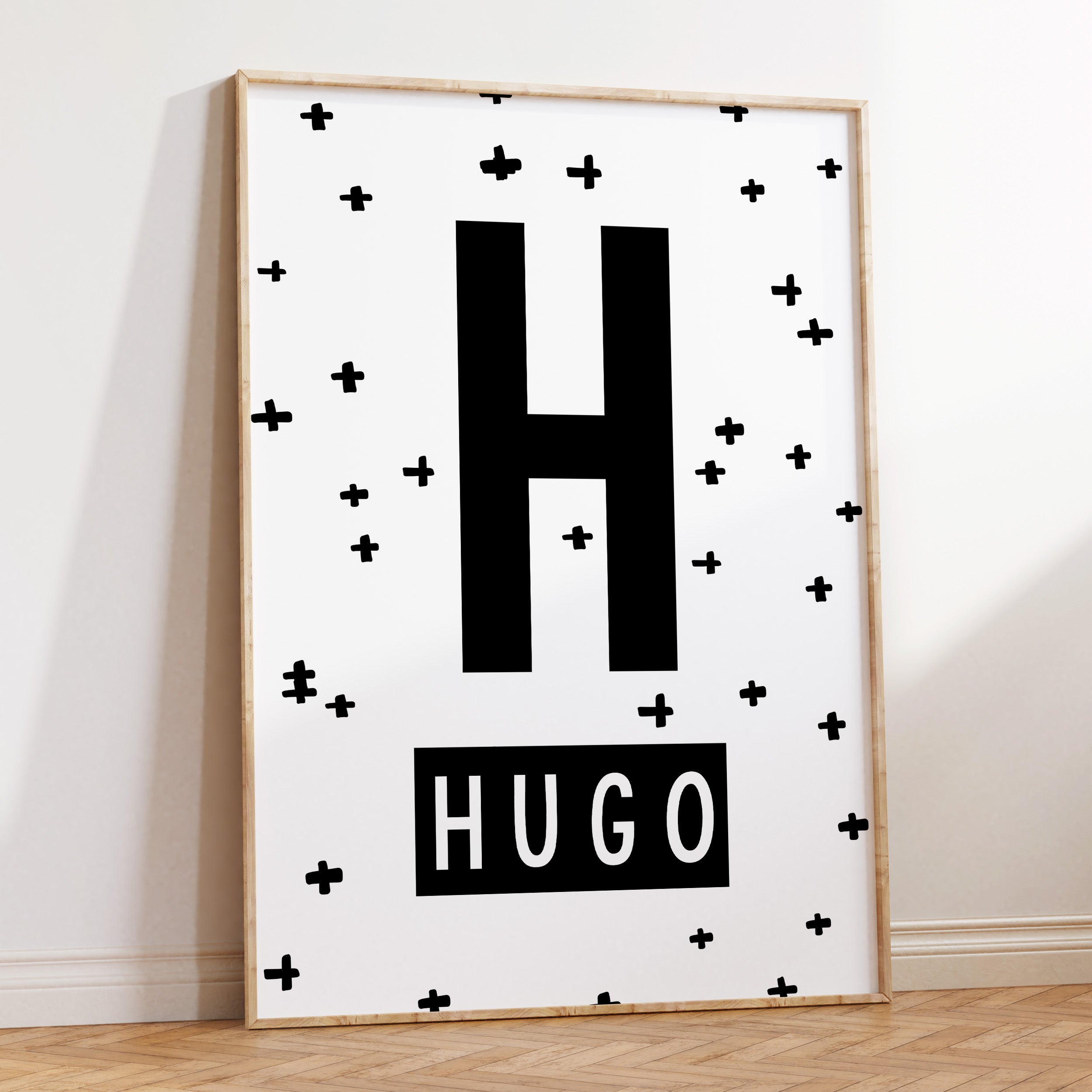 Swiss Cross Name Print
