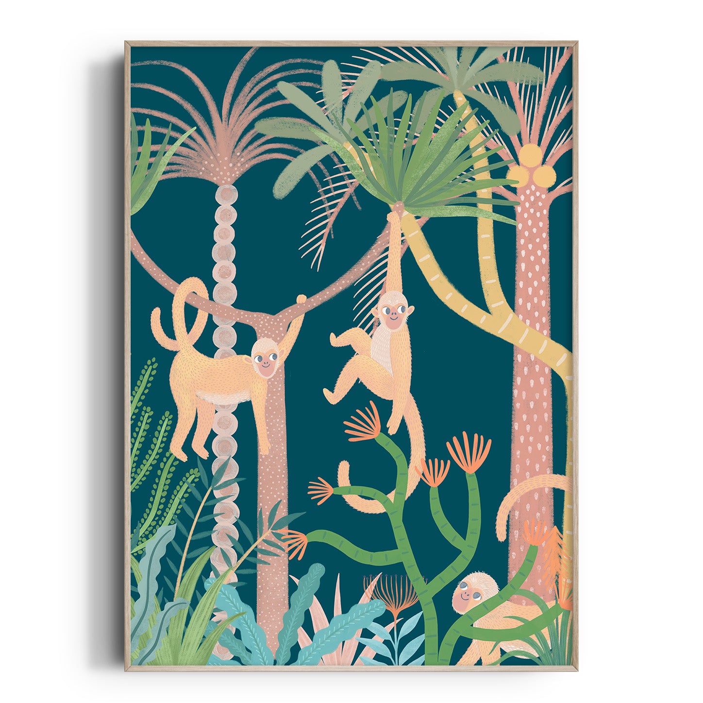 Jungle & Safari Monkey Collage