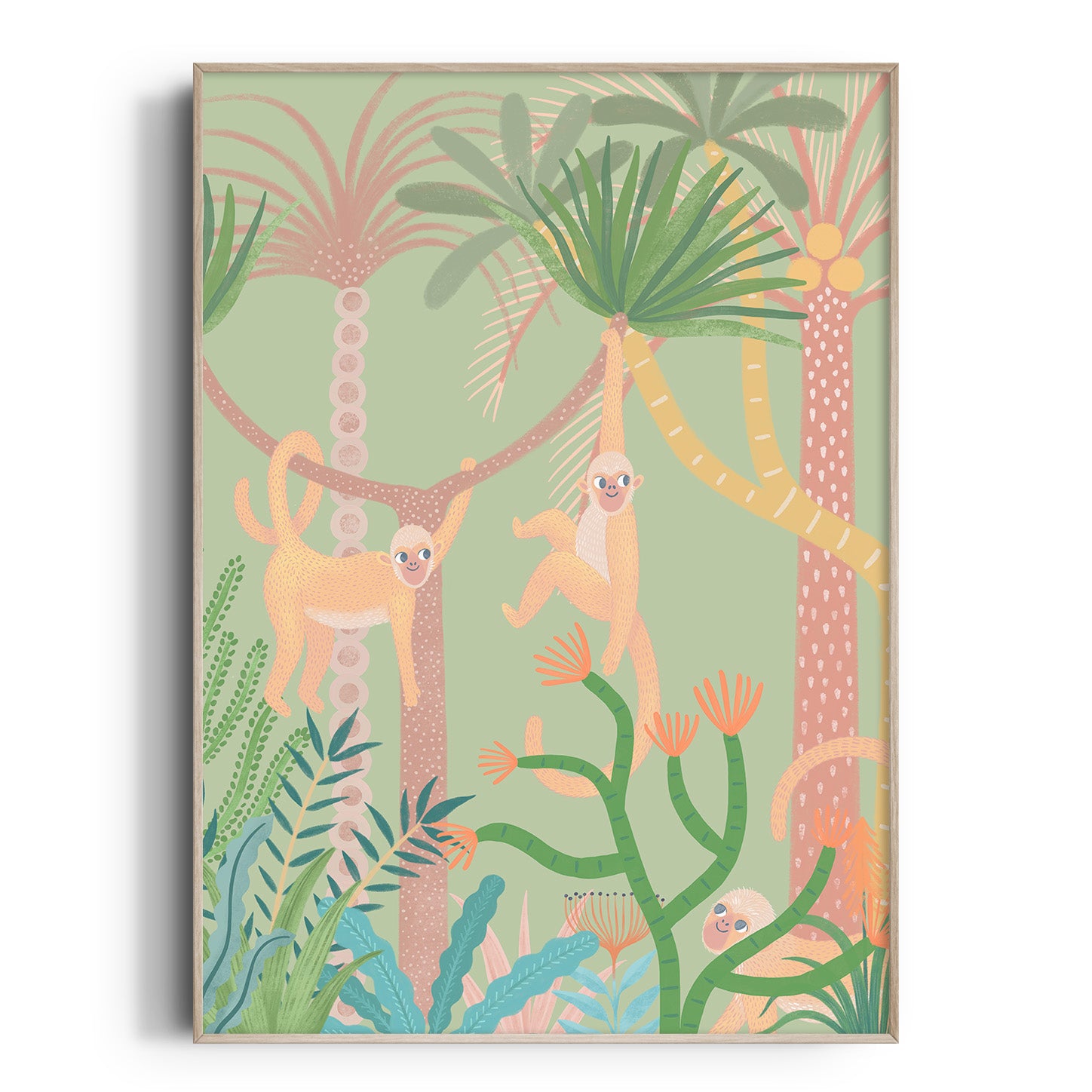 Jungle & Safari Monkey Collage