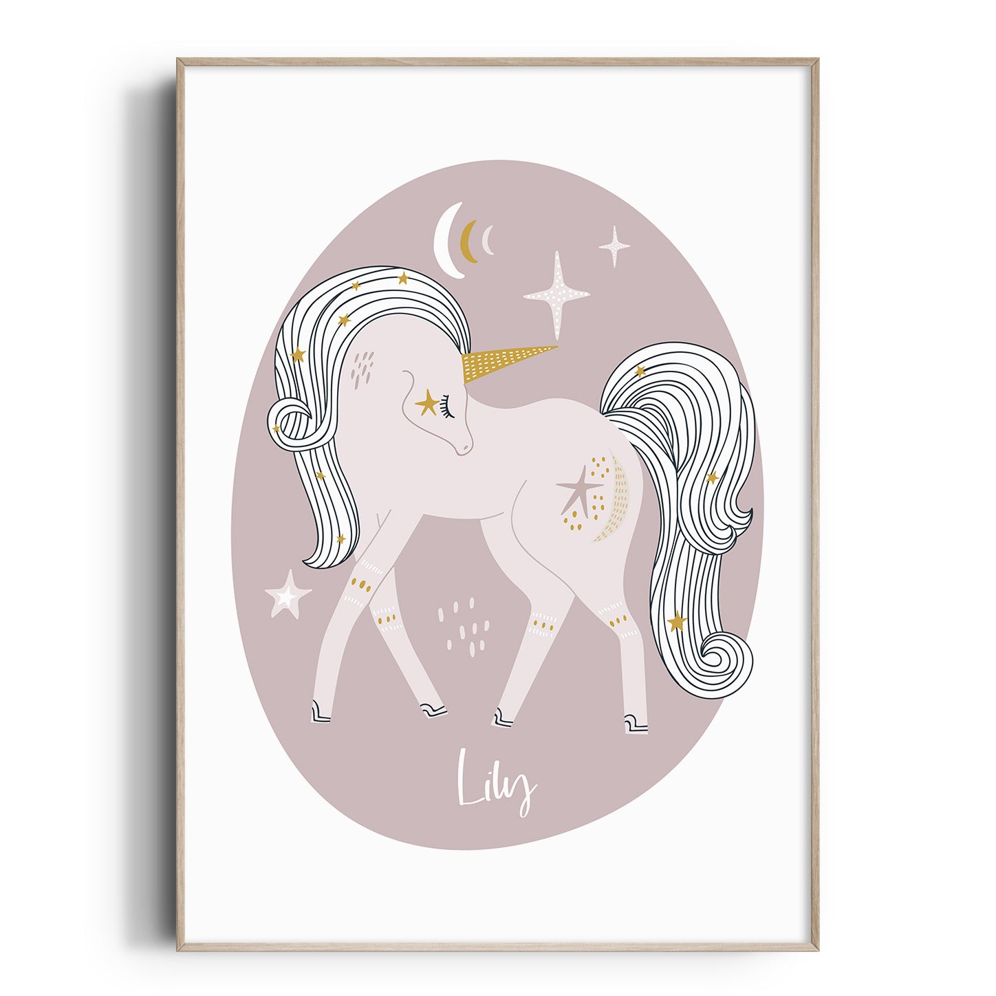 Unicorn Name Print