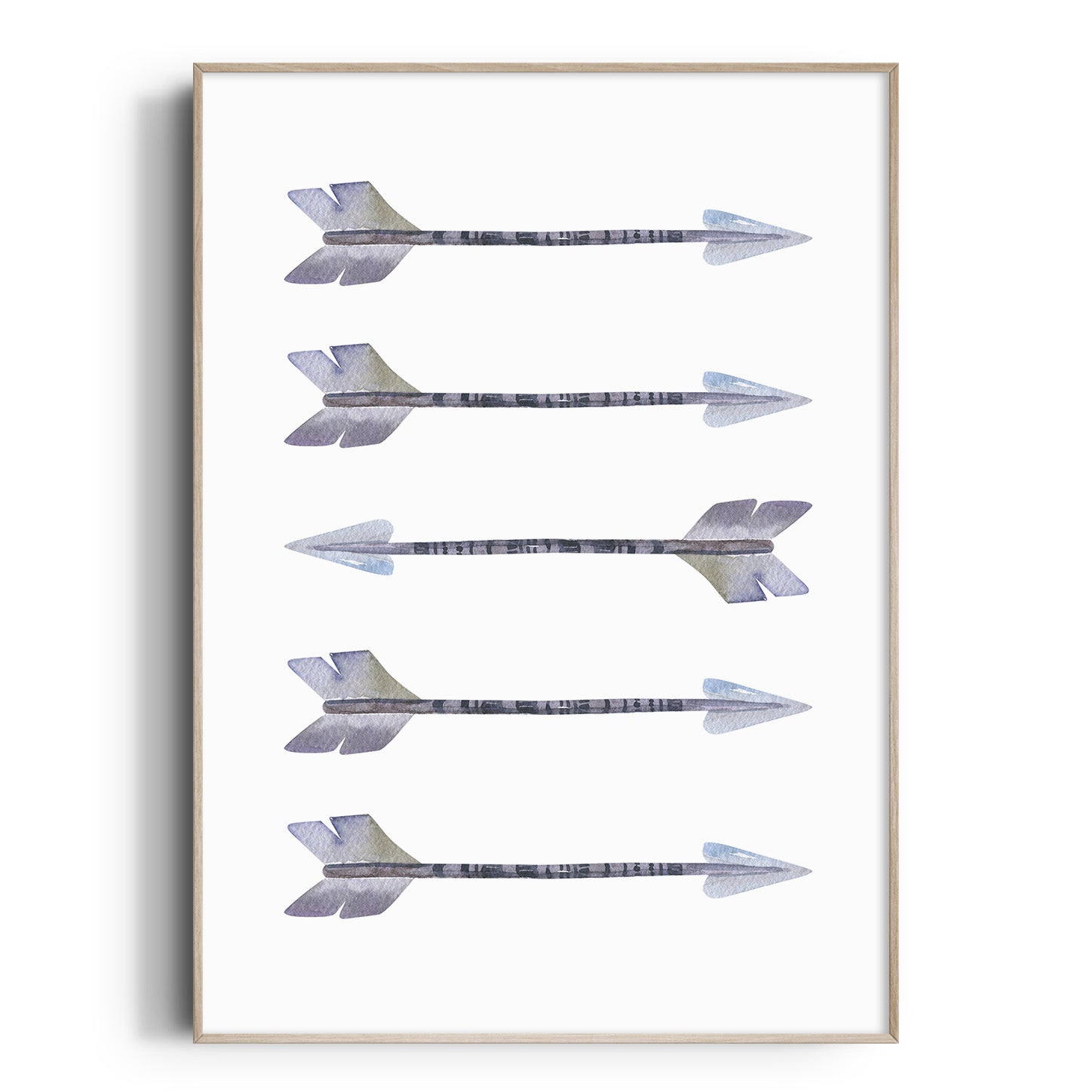 Watercolour Tribal Arrow Print