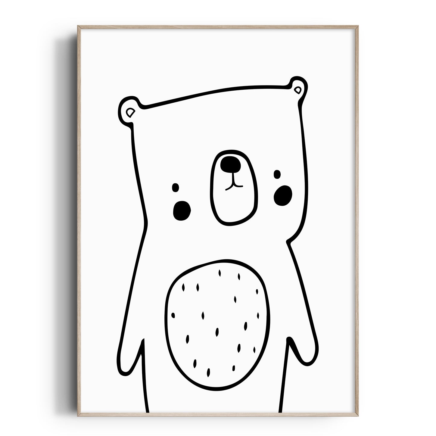 Woodland Bear Print