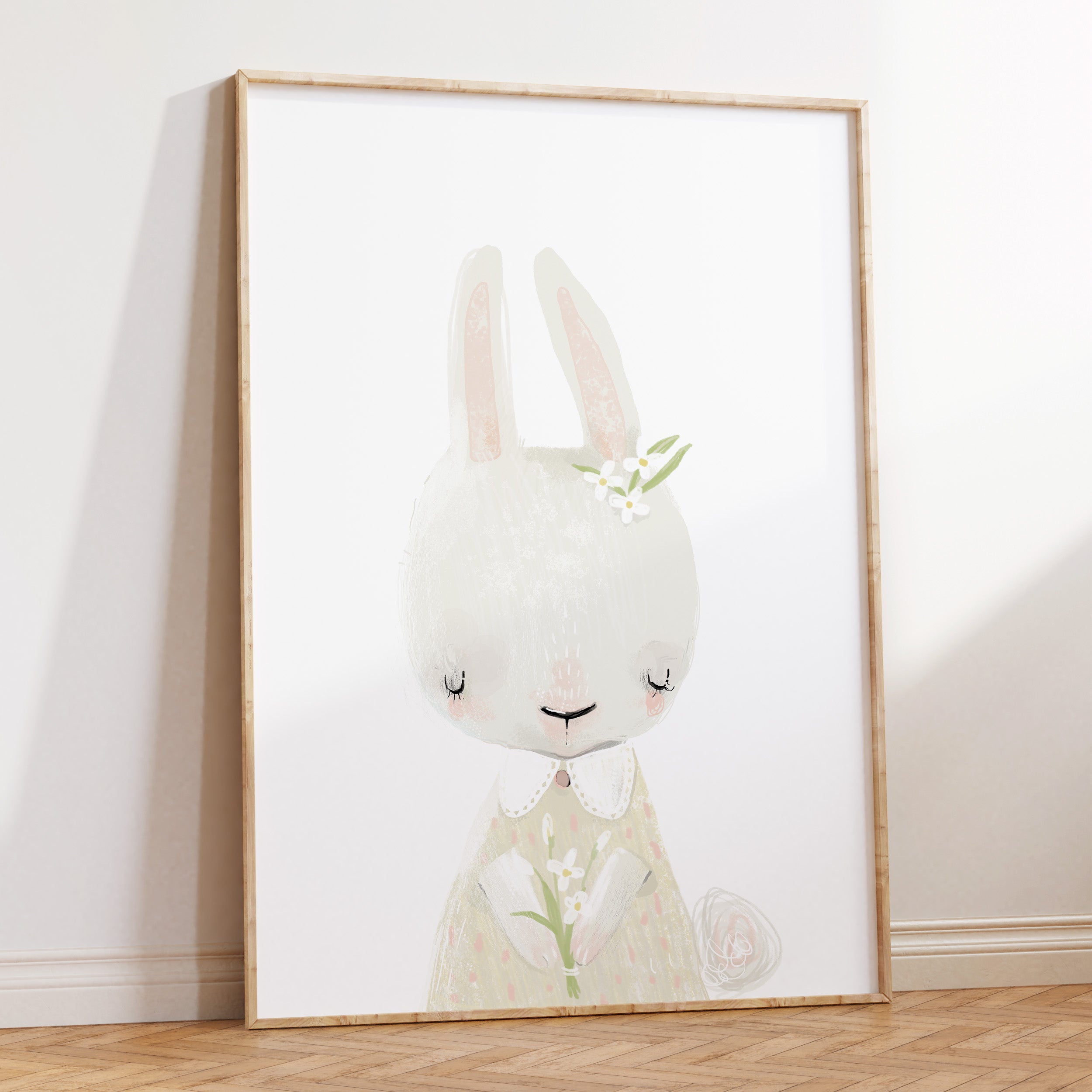 Little Miss Bunny Print