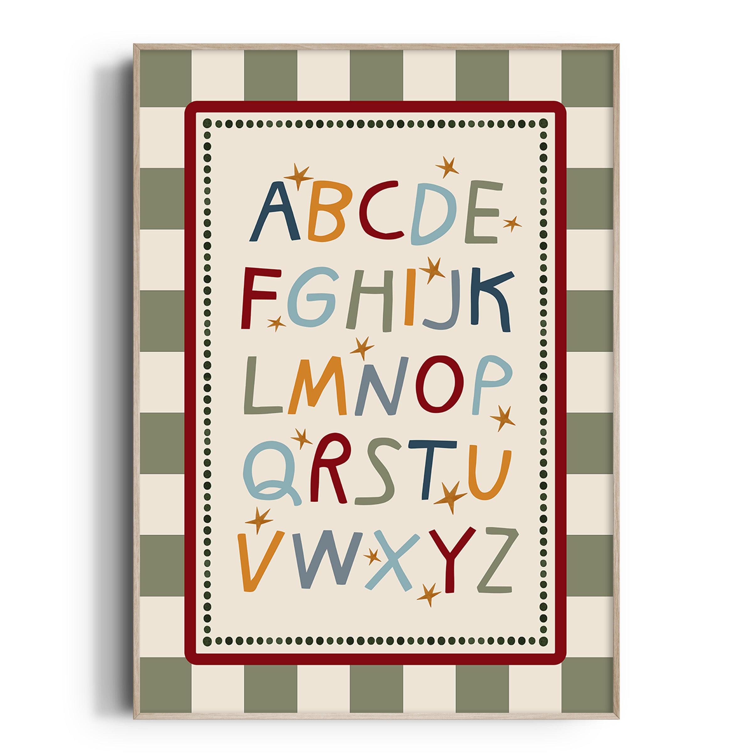 Check ABC Alphabet Print